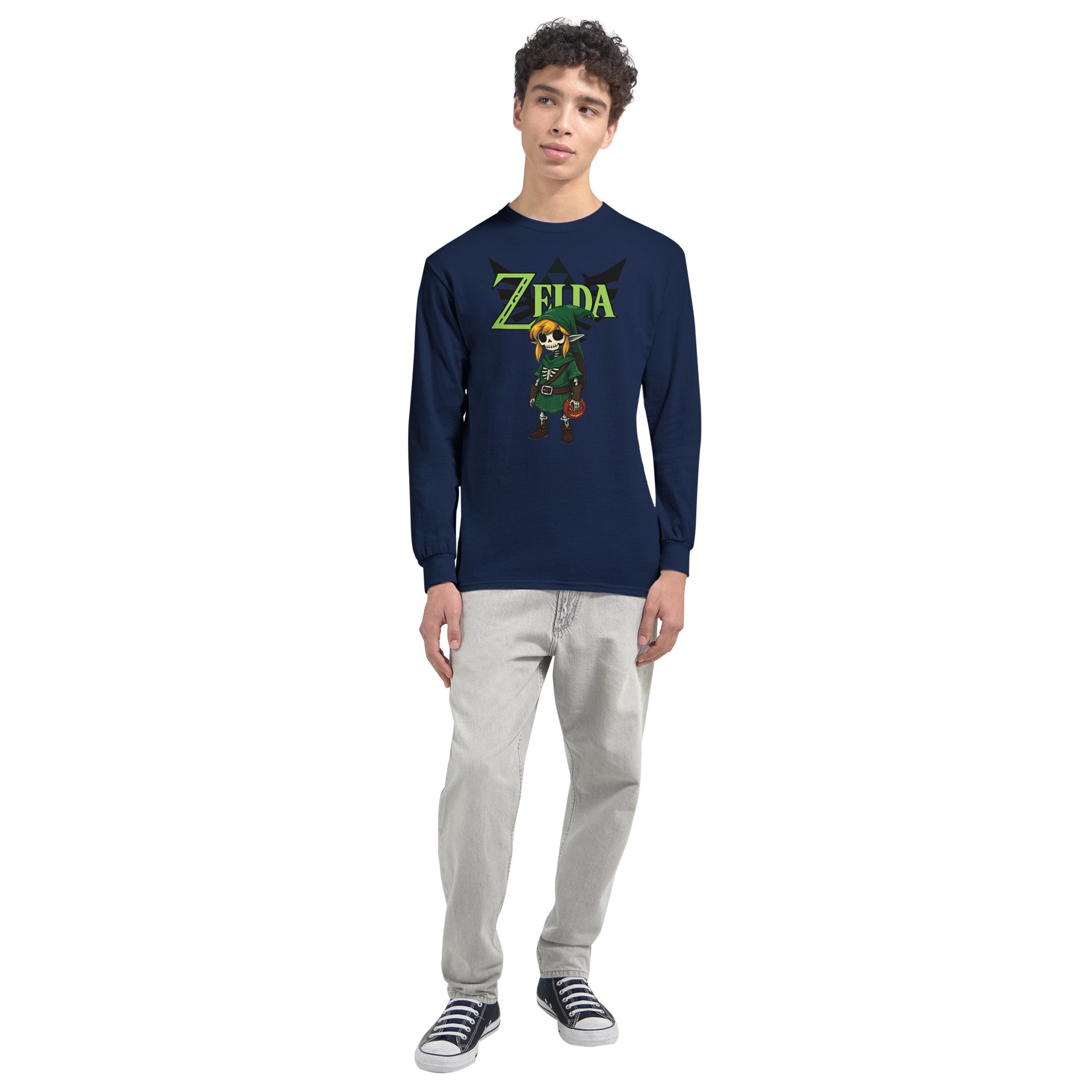 Zelda's Spooky Link Long Sleeve Tee - iCandy gFX Studios inc.