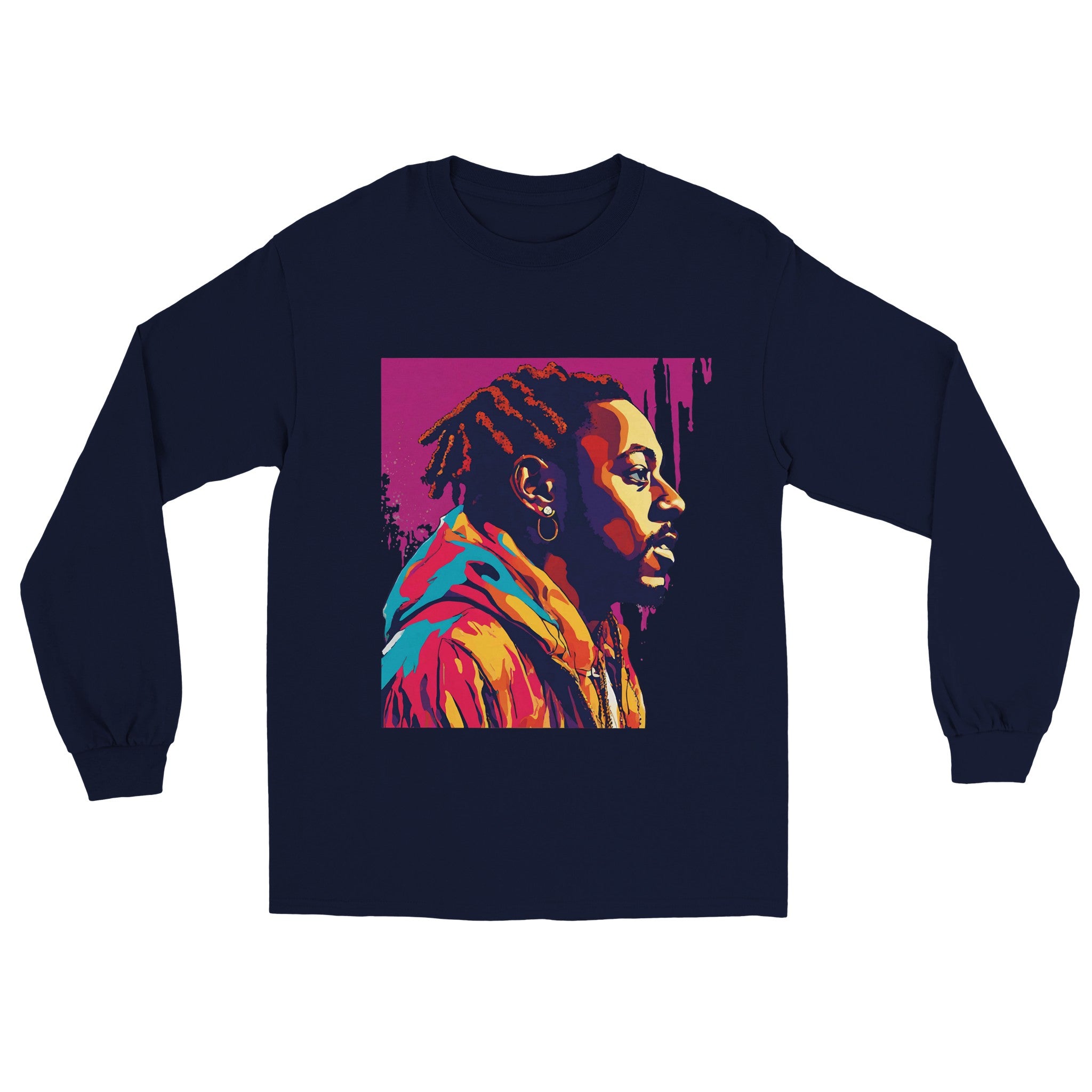 Kendrick Paint Long Sleeve Tee - iCandy gFX Studios