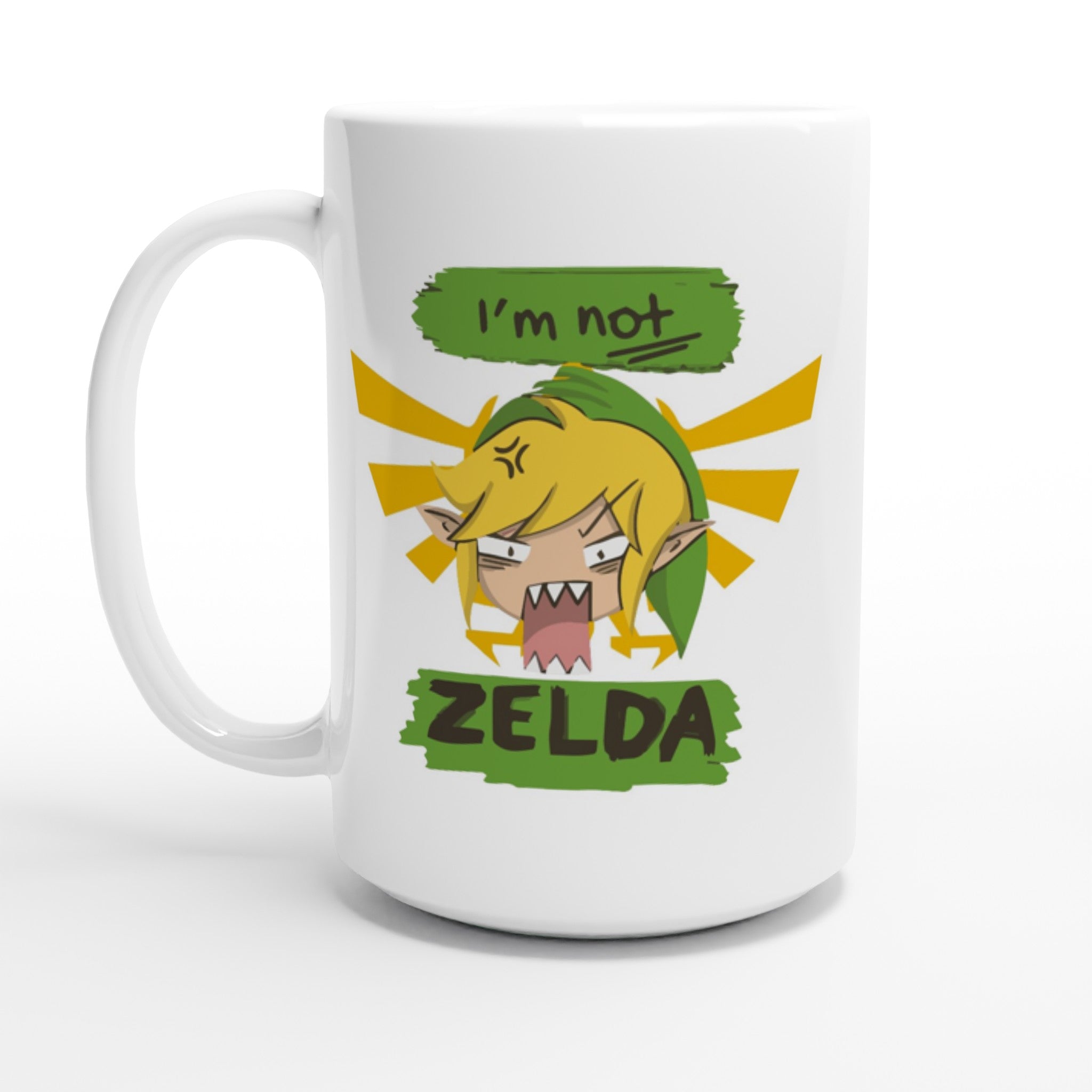 I'm not Zelda 15oz Mug - iCandy gFX Studios