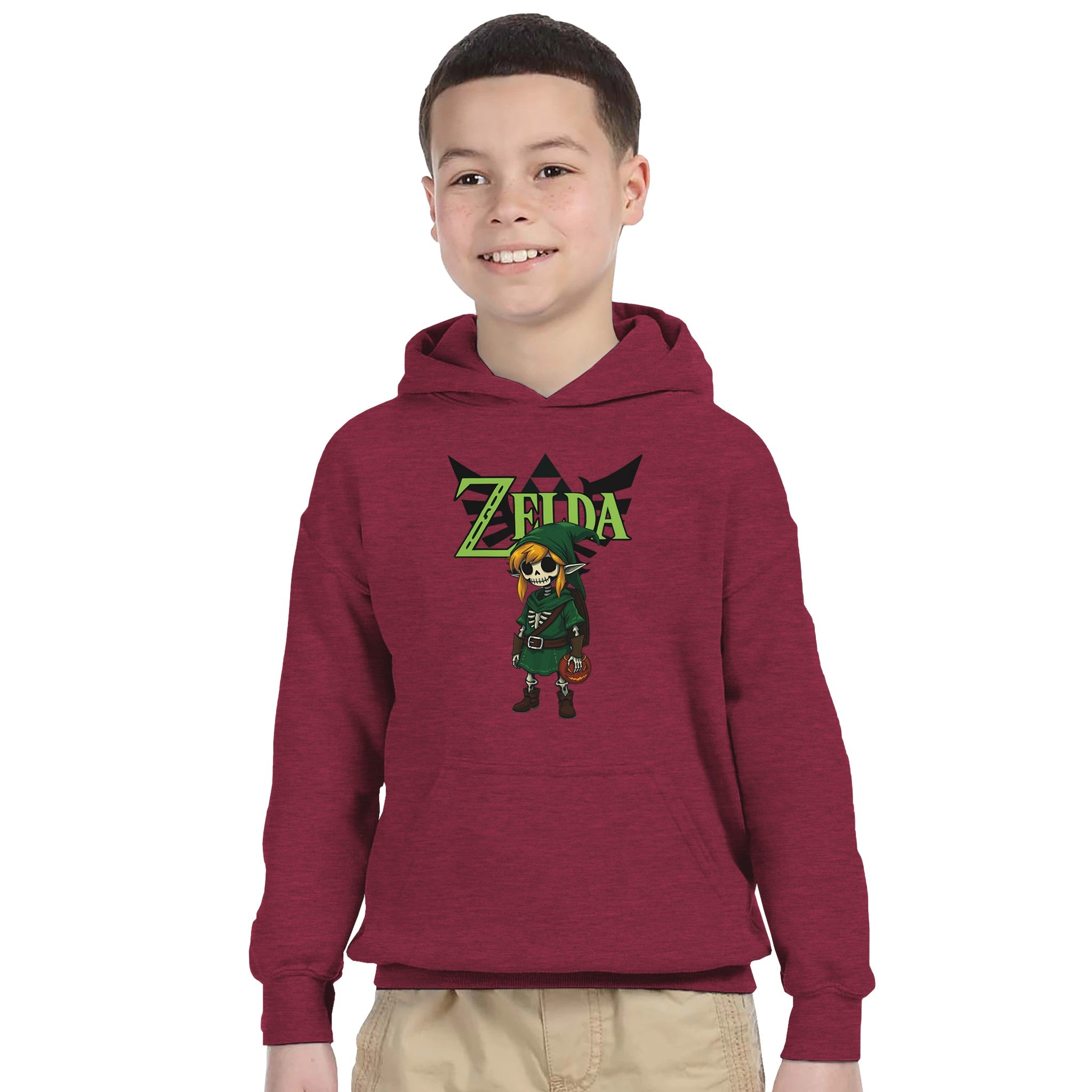 Zelda's Spooky Link Kids Hoodie - iCandy gFX Studios inc.