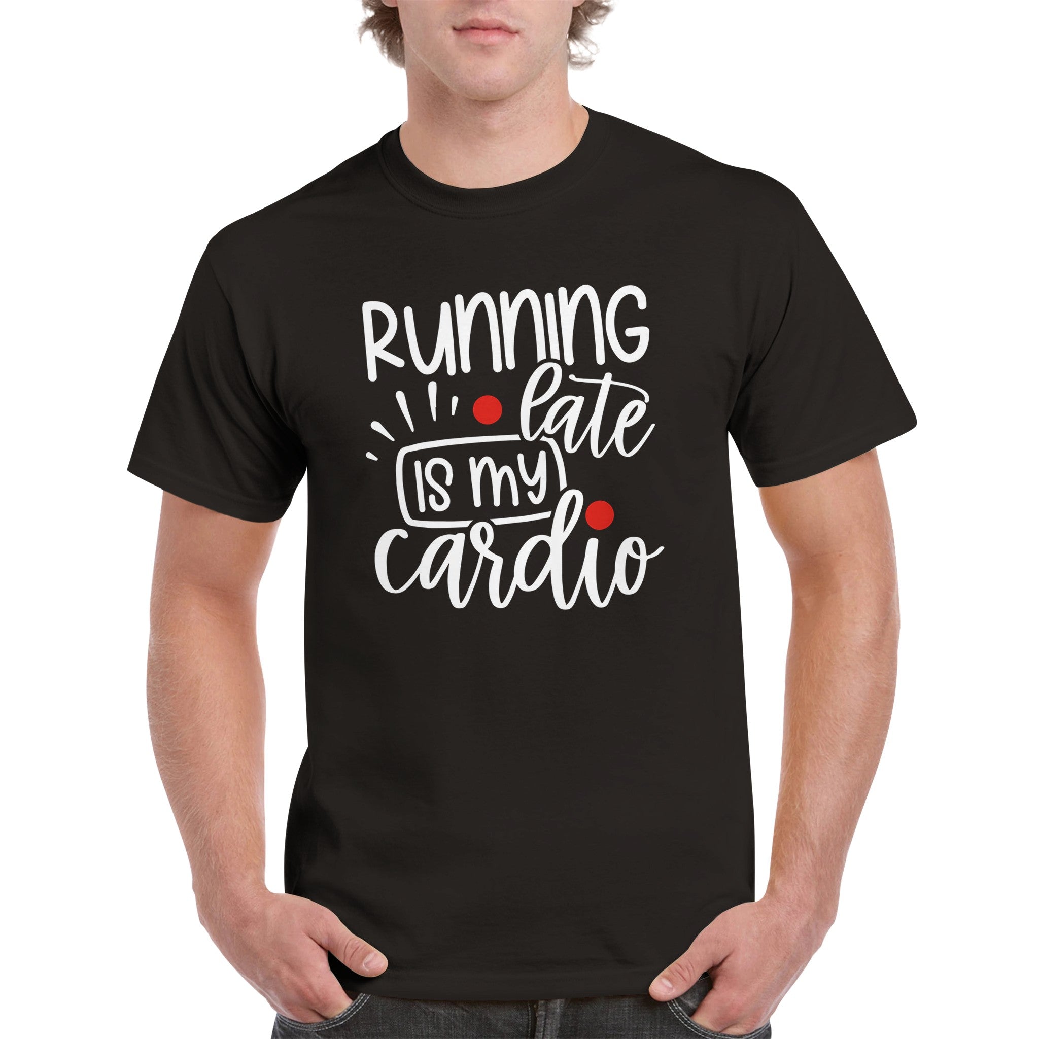 Running Late is my Cardio T-shirt - iCandy gFX Studios