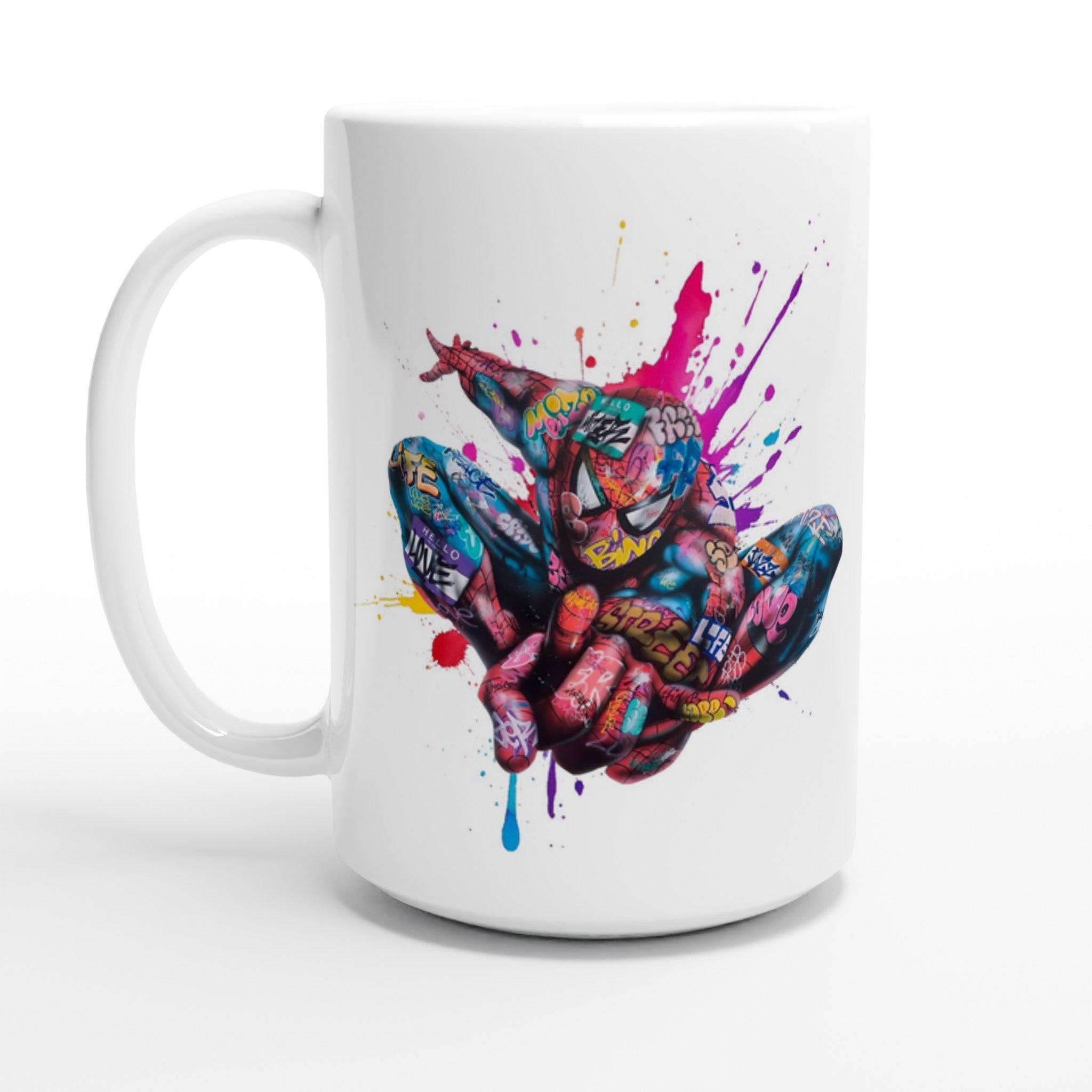Spider man graffiti 15oz Mug - iCandy gFX Studios