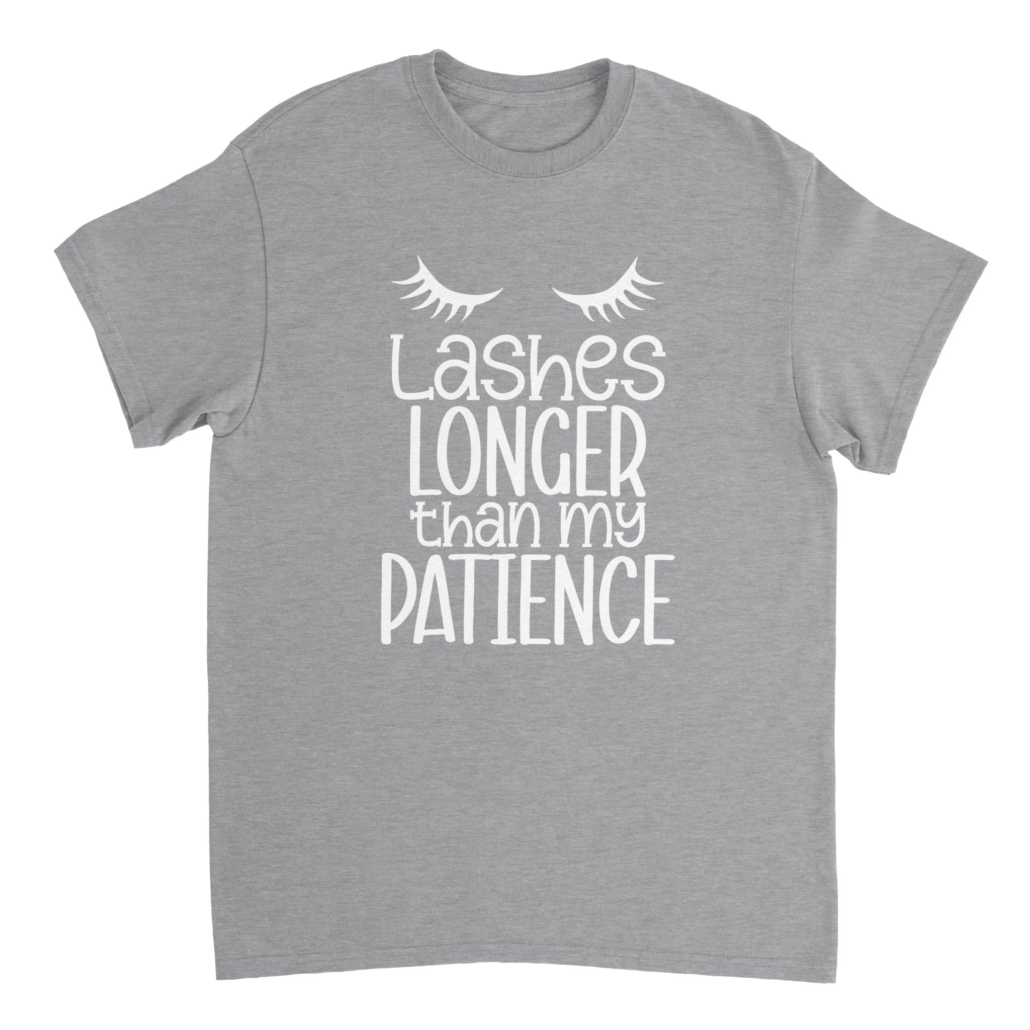 Lashes longer than my patience T-shirt - iCandy gFX Studios