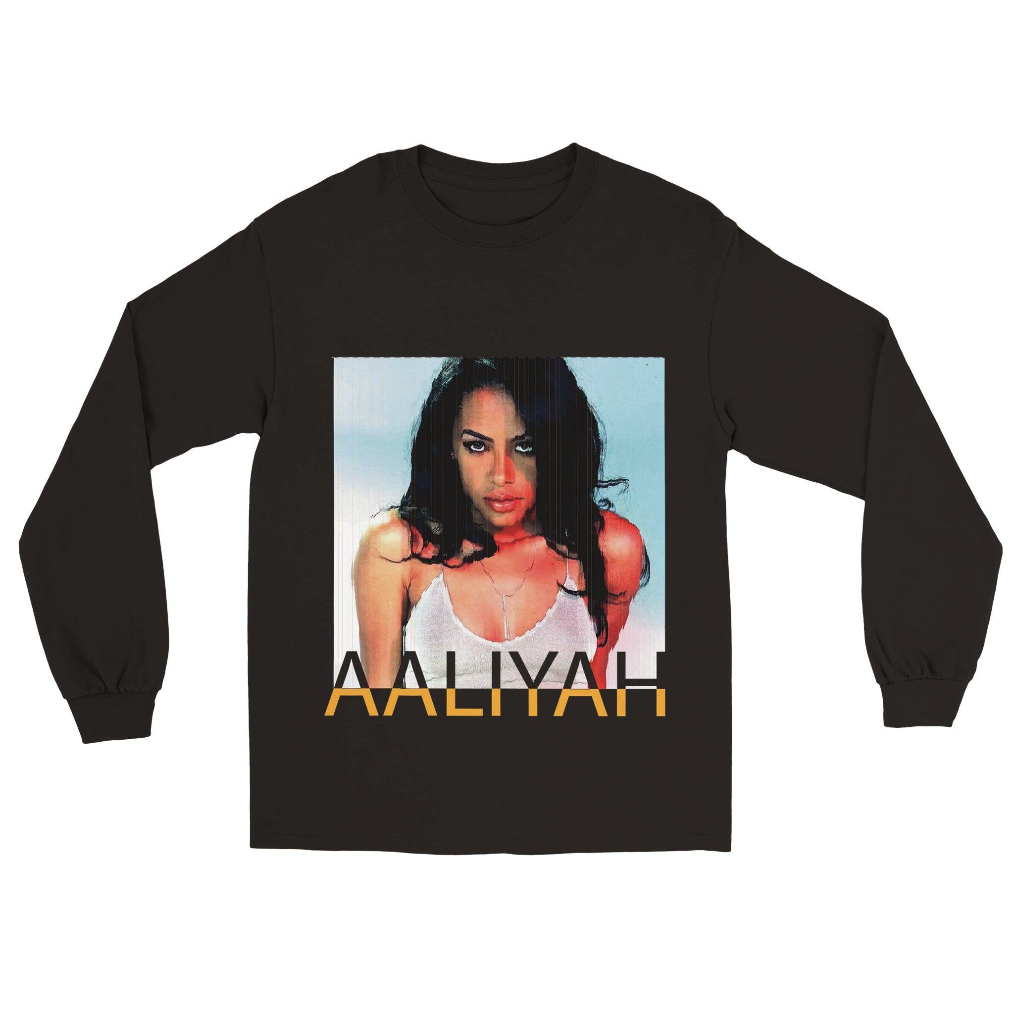 R&B Aaliyah Long Sleeve Tee - iCandy gFX Studios