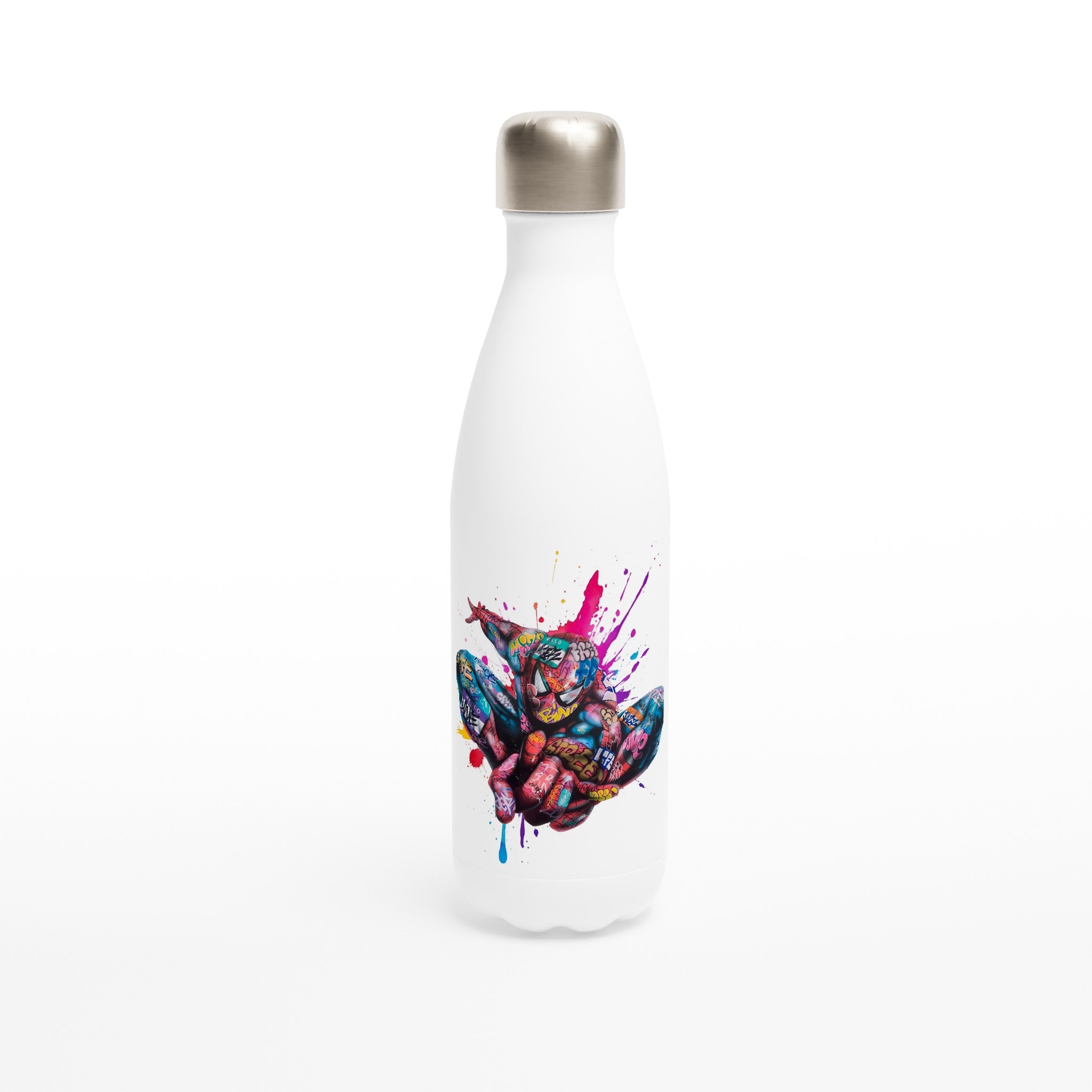 Spider man graffiti 17oz water bottle - iCandy gFX Studios