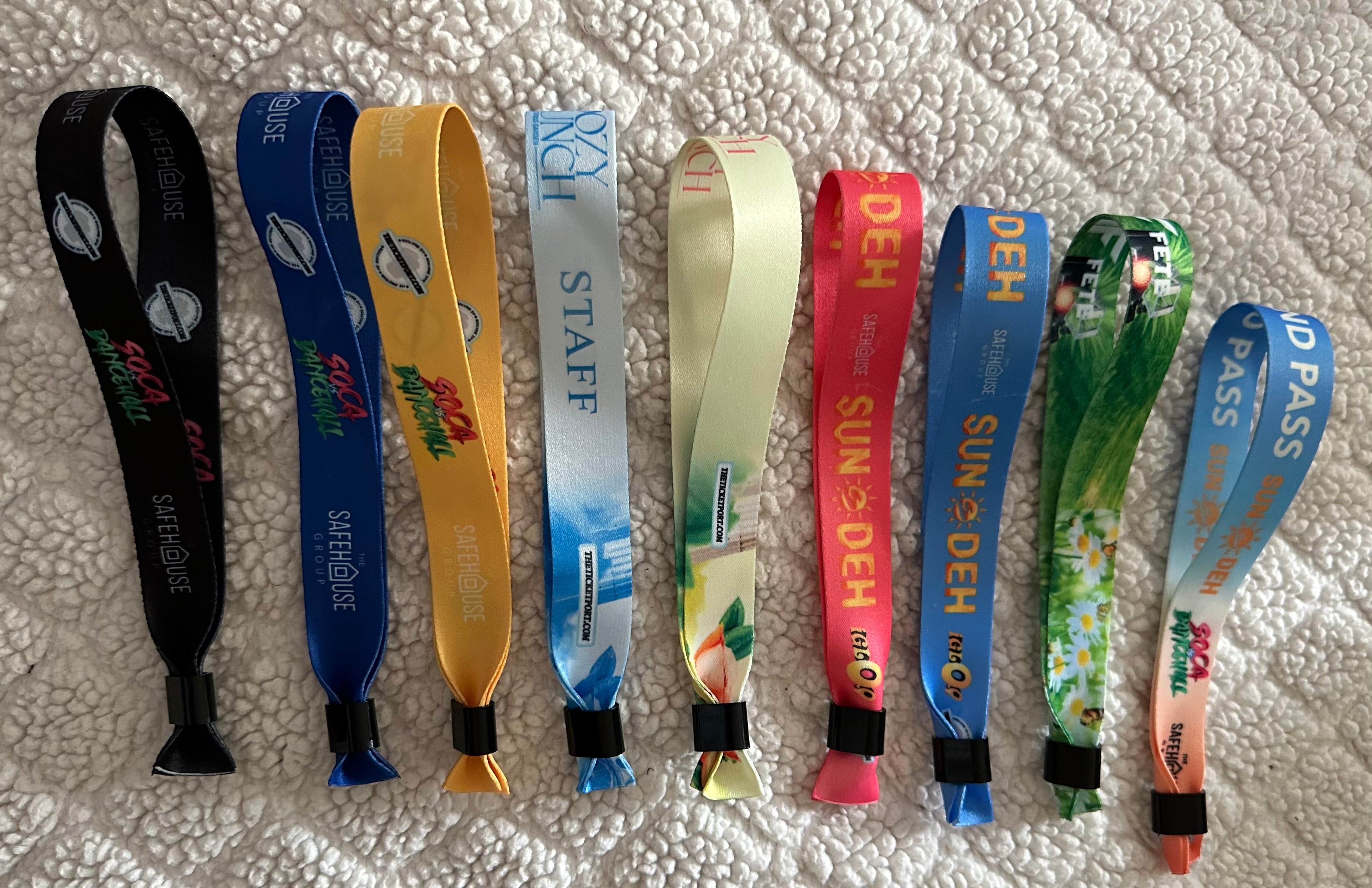 Event Pro Pack | 1,000 Wristbands + 50 Lanyards | Medium-Large Event Credentials Brampton - iCandy gFX Studios inc.