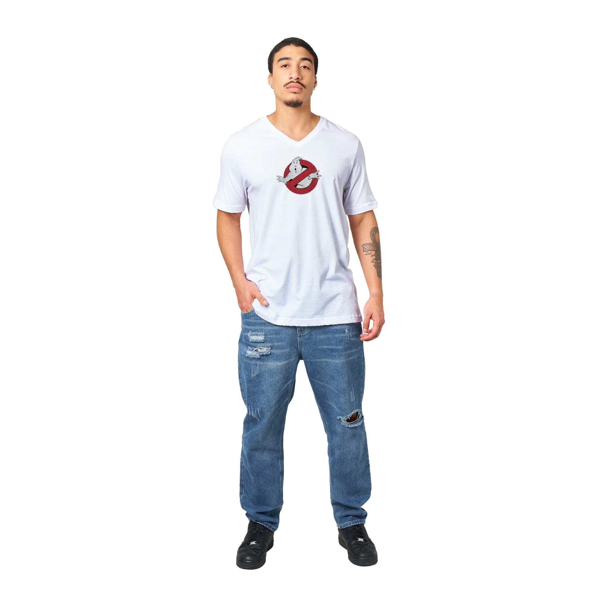 Ghost Busters V-neck Tee - iCandy gFX Studios inc.
