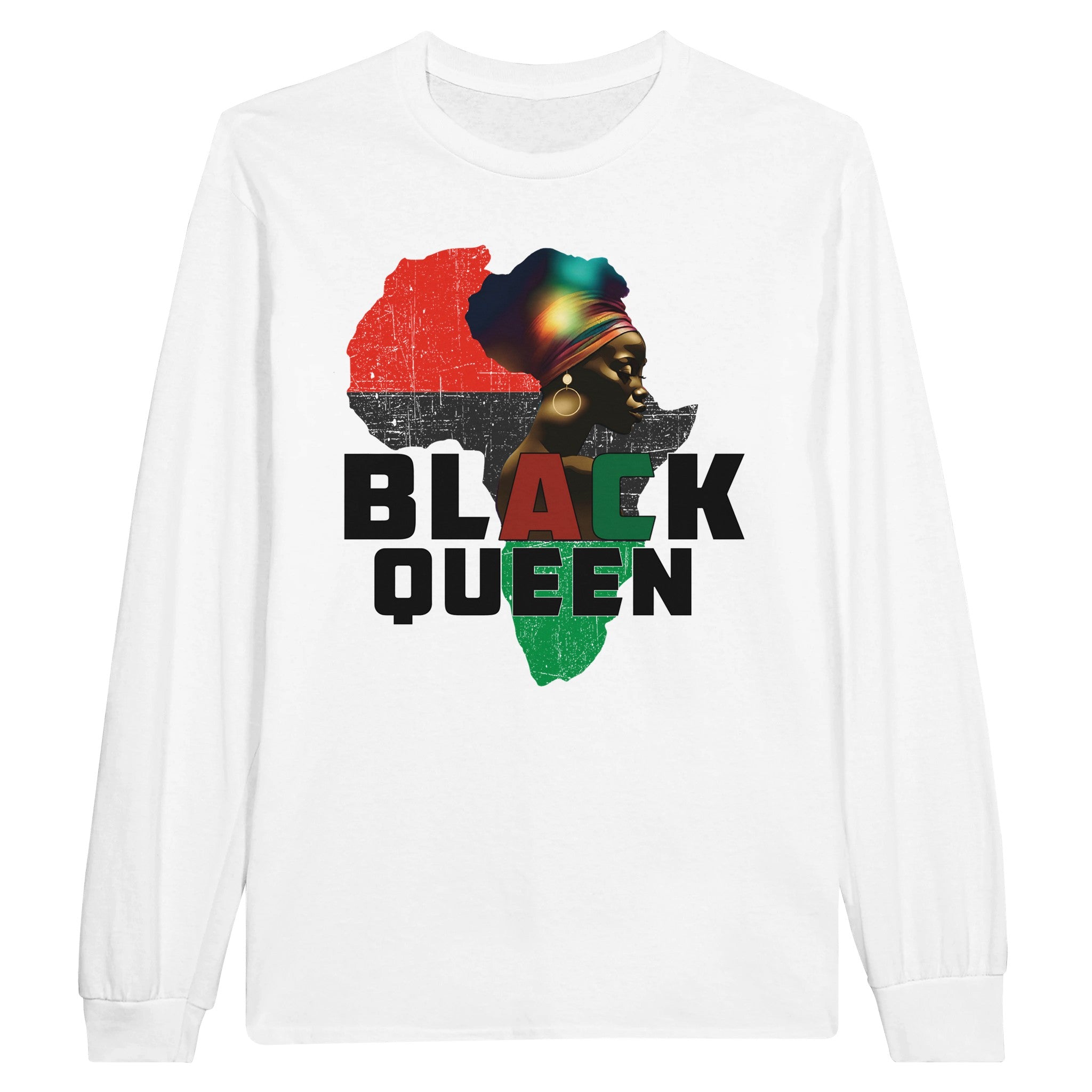 Black Queen Long Sleeve Tee- iCandy gFX Studios