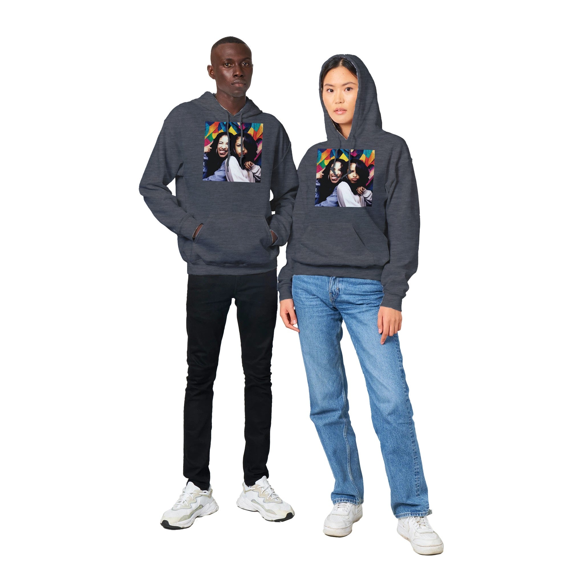 Selena & Aaliyah Classic Unisex Pullover Hoodie - iCandy gFX Studios