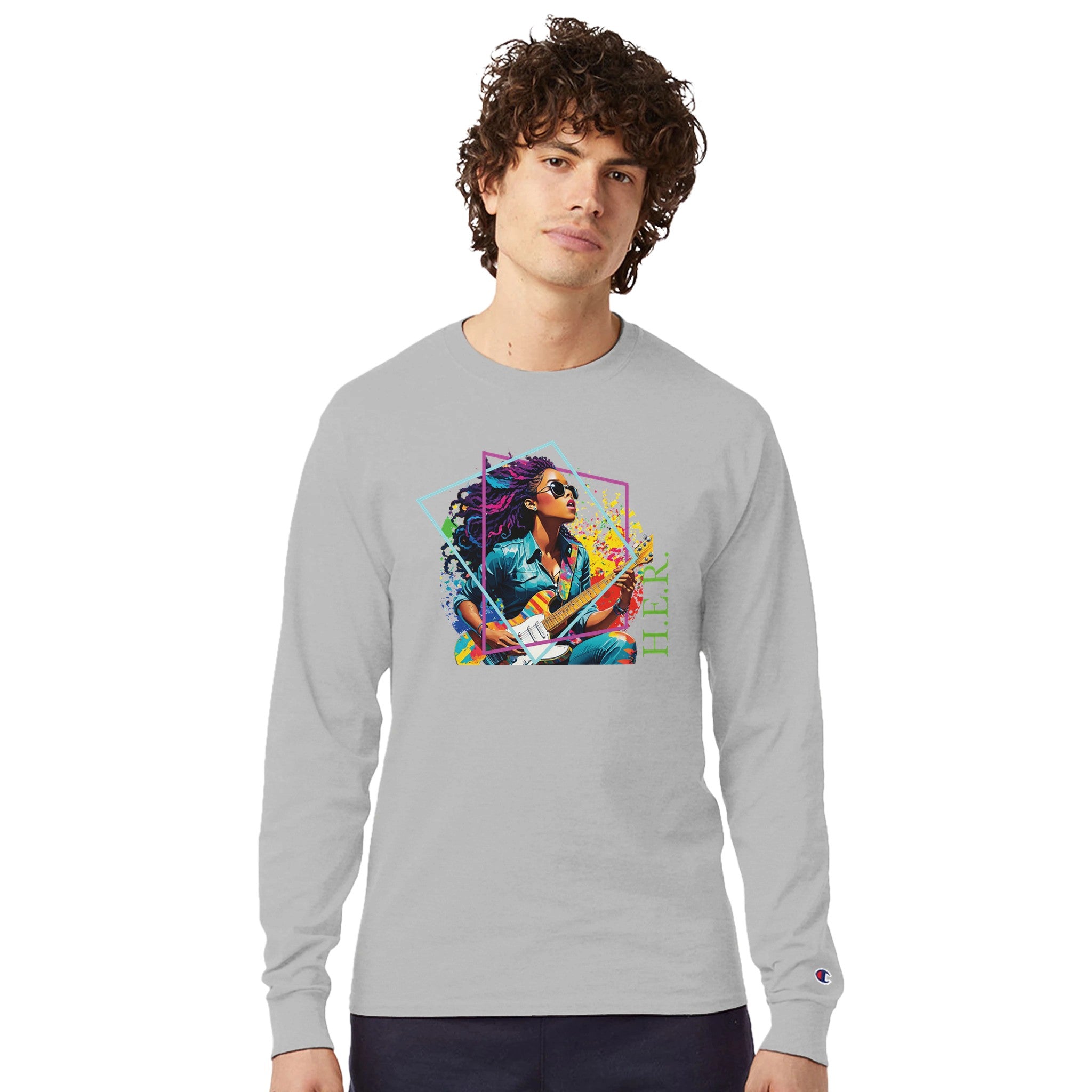 H.E.R. Longsleeve T-shirt - iCandy gFX Studios Inc.