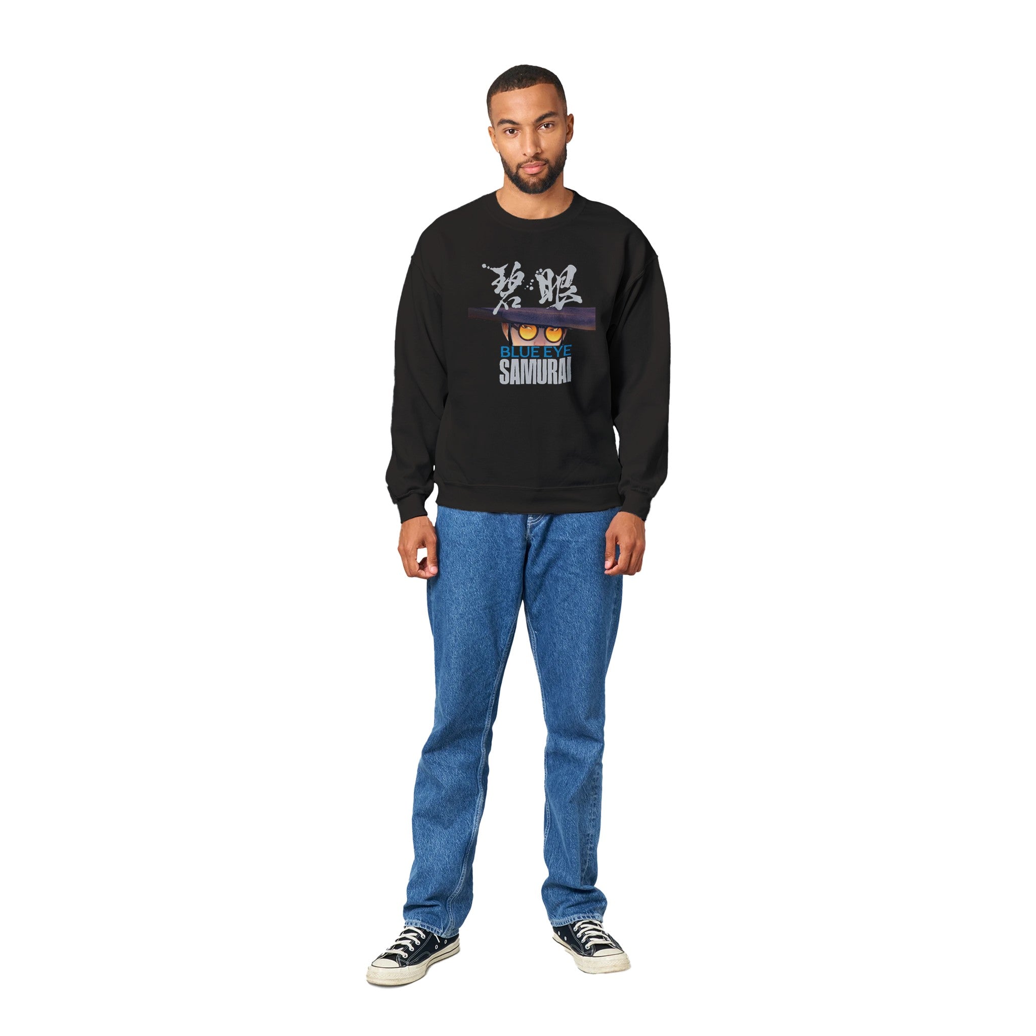 Blue Eye Samurai Crewneck Sweater - iCandy gFX Studios