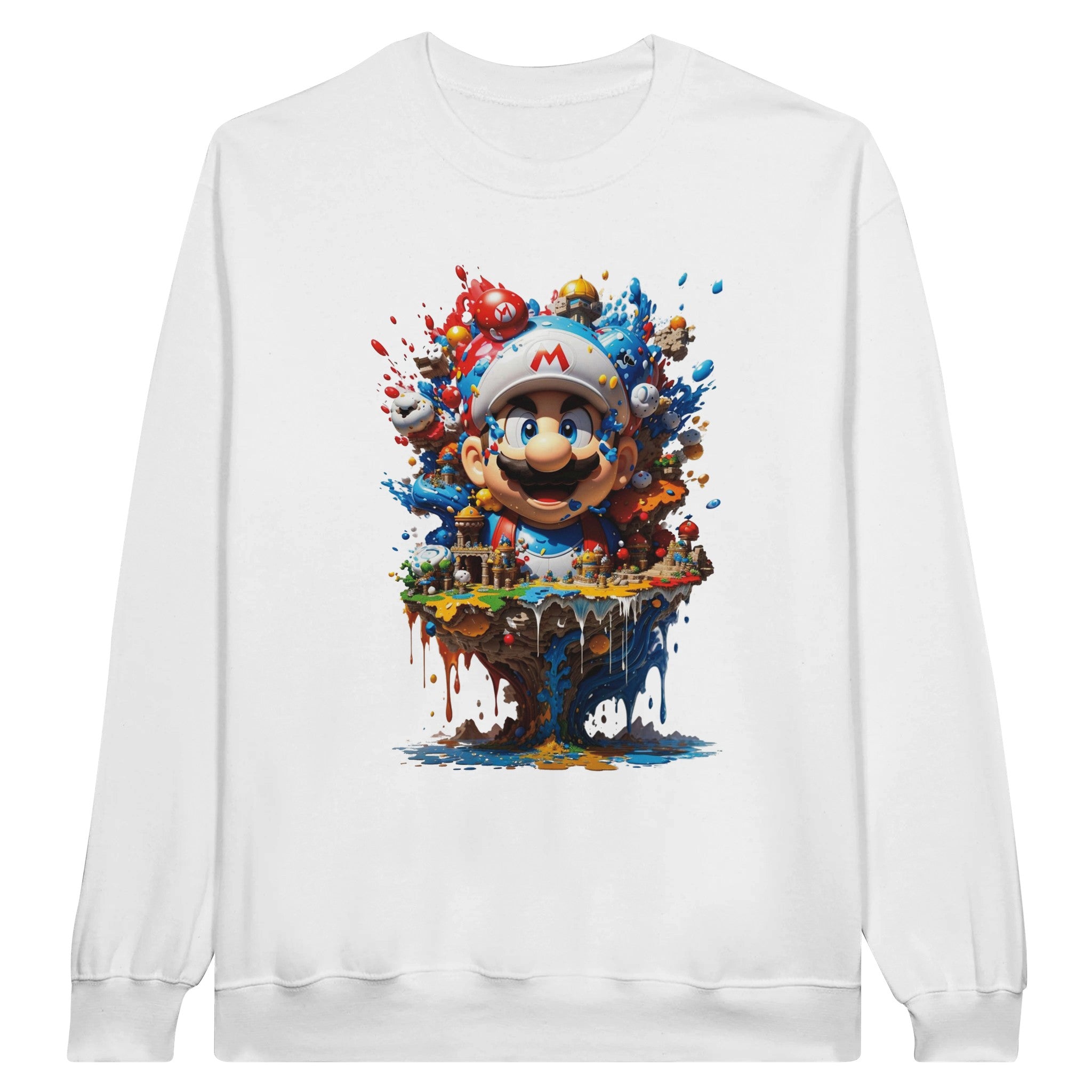 Mario World Crewneck Sweater - iCandy gFX Studios
