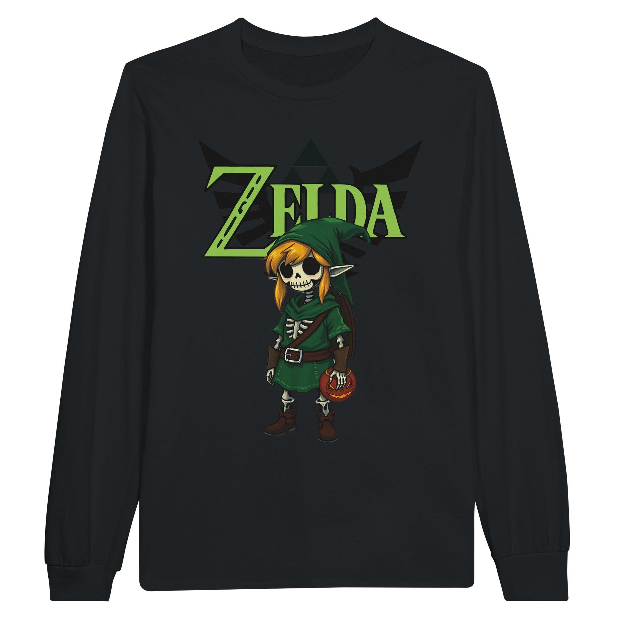 Zelda's Spooky Link Long Sleeve Tee - iCandy gFX Studios inc.