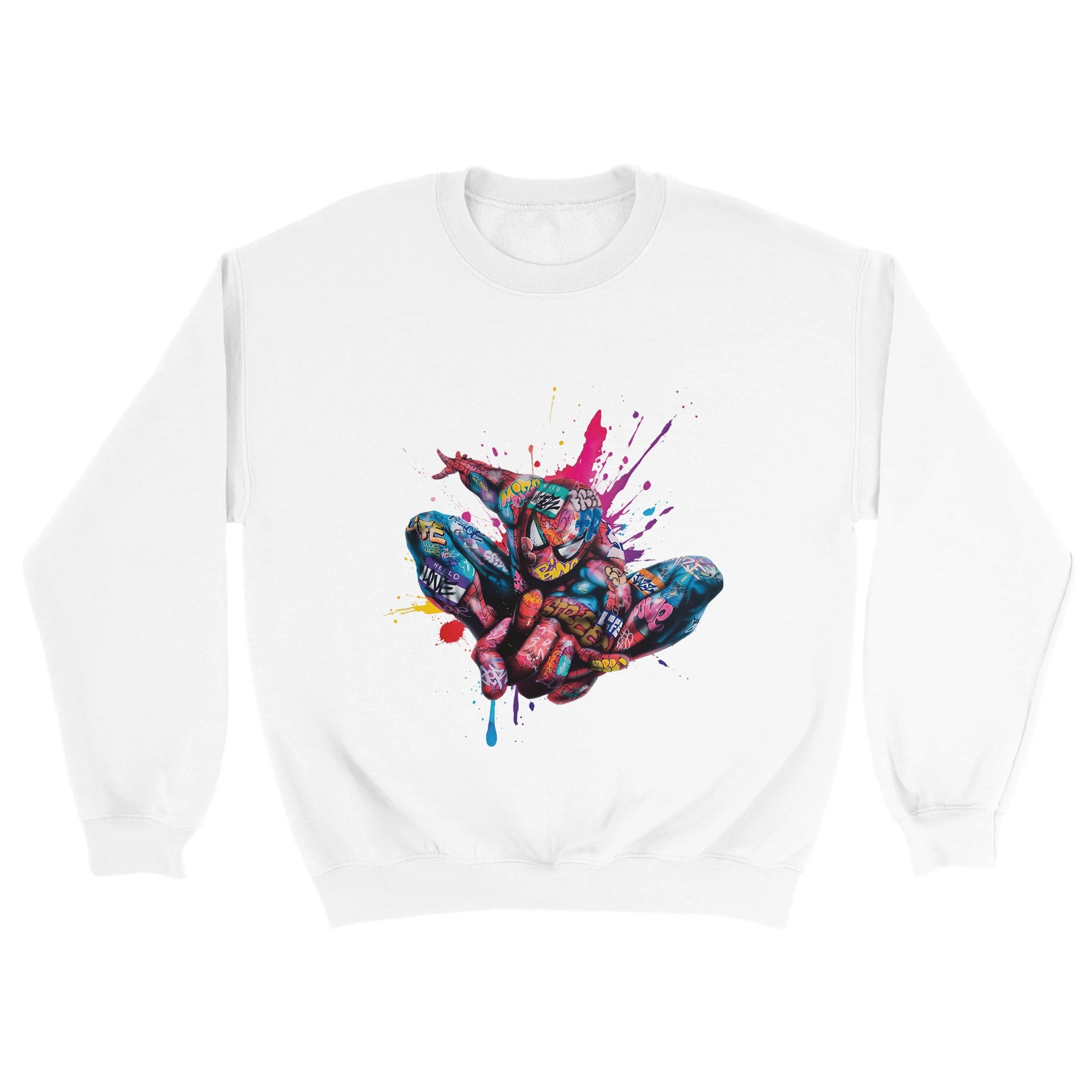 Spider man graffiti Crewneck Sweater - iCandy gFX Studios
