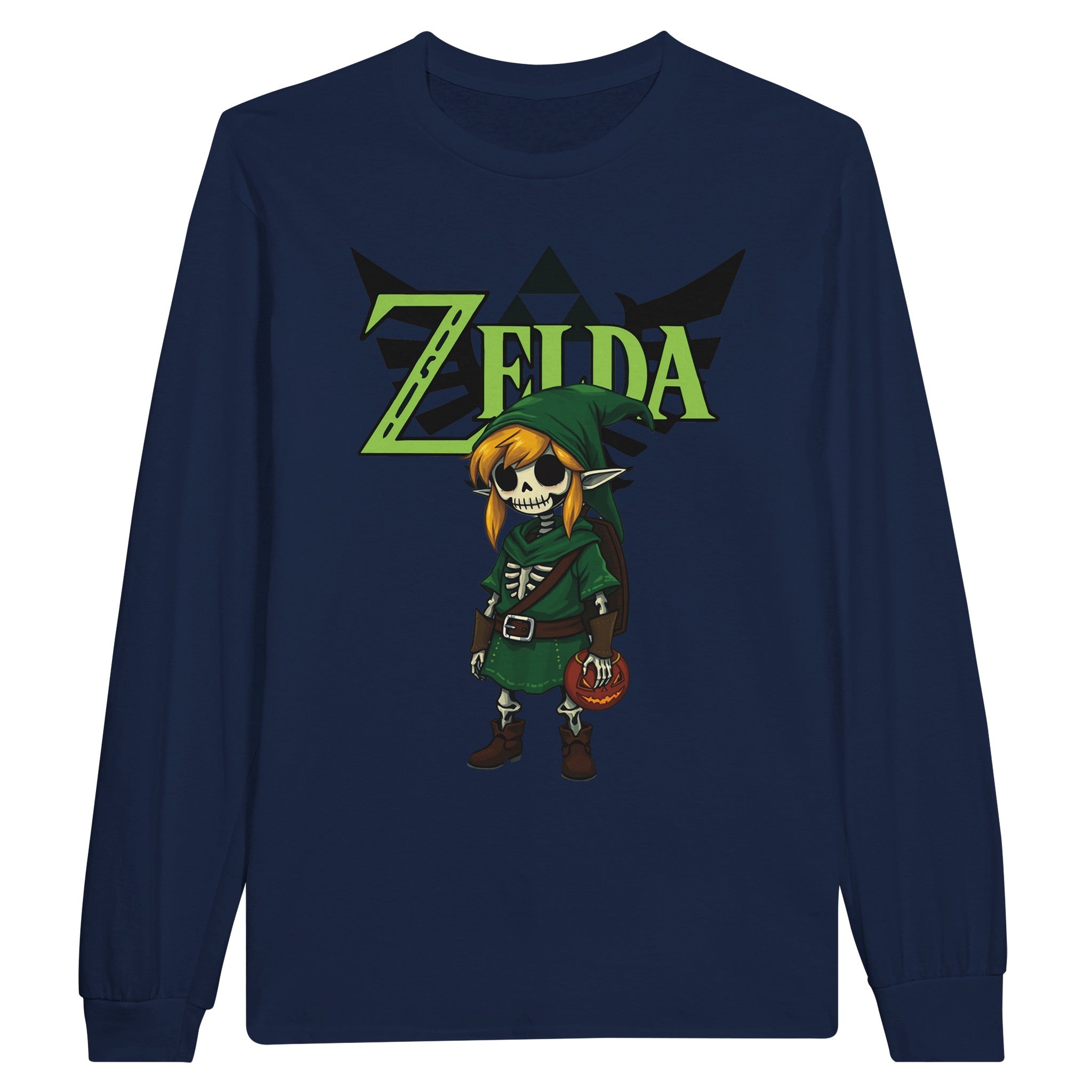 Zelda's Spooky Link Long Sleeve Tee - iCandy gFX Studios inc.