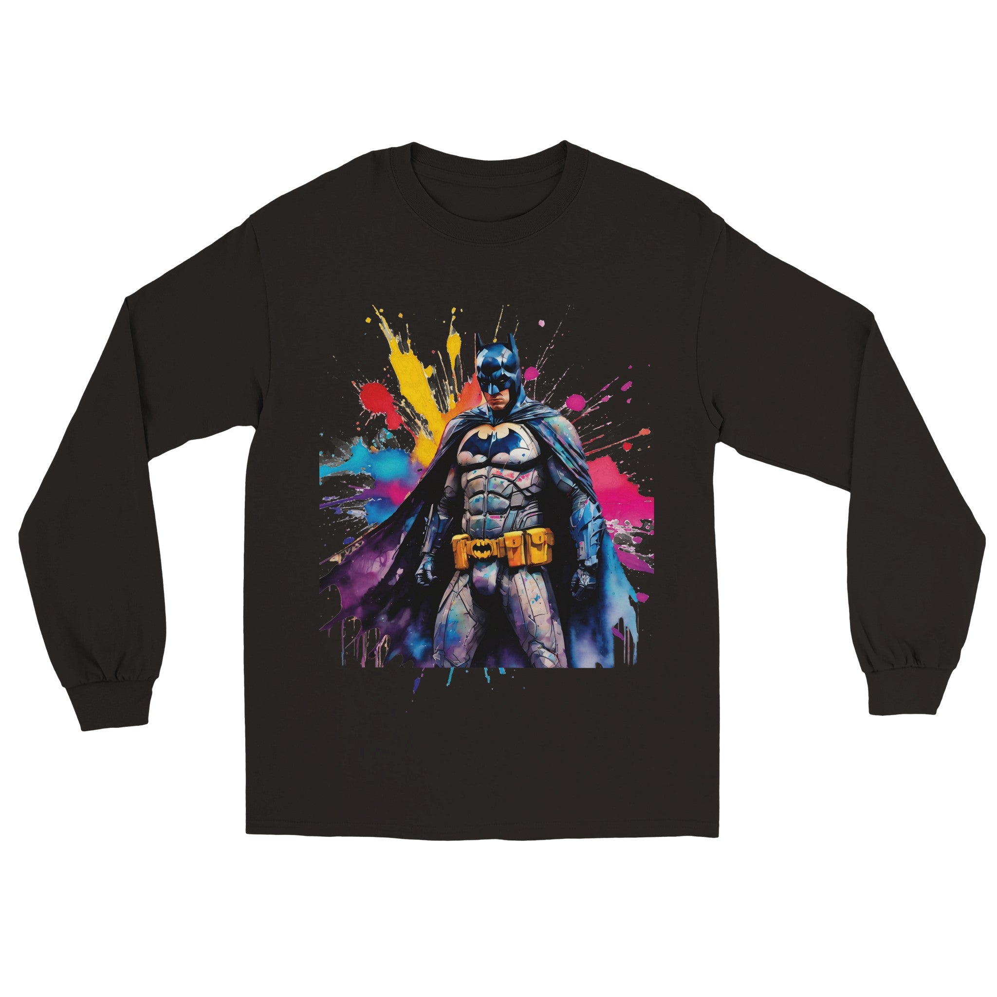 Batman watercolour splash long sleeve - iCandy gFX Studios