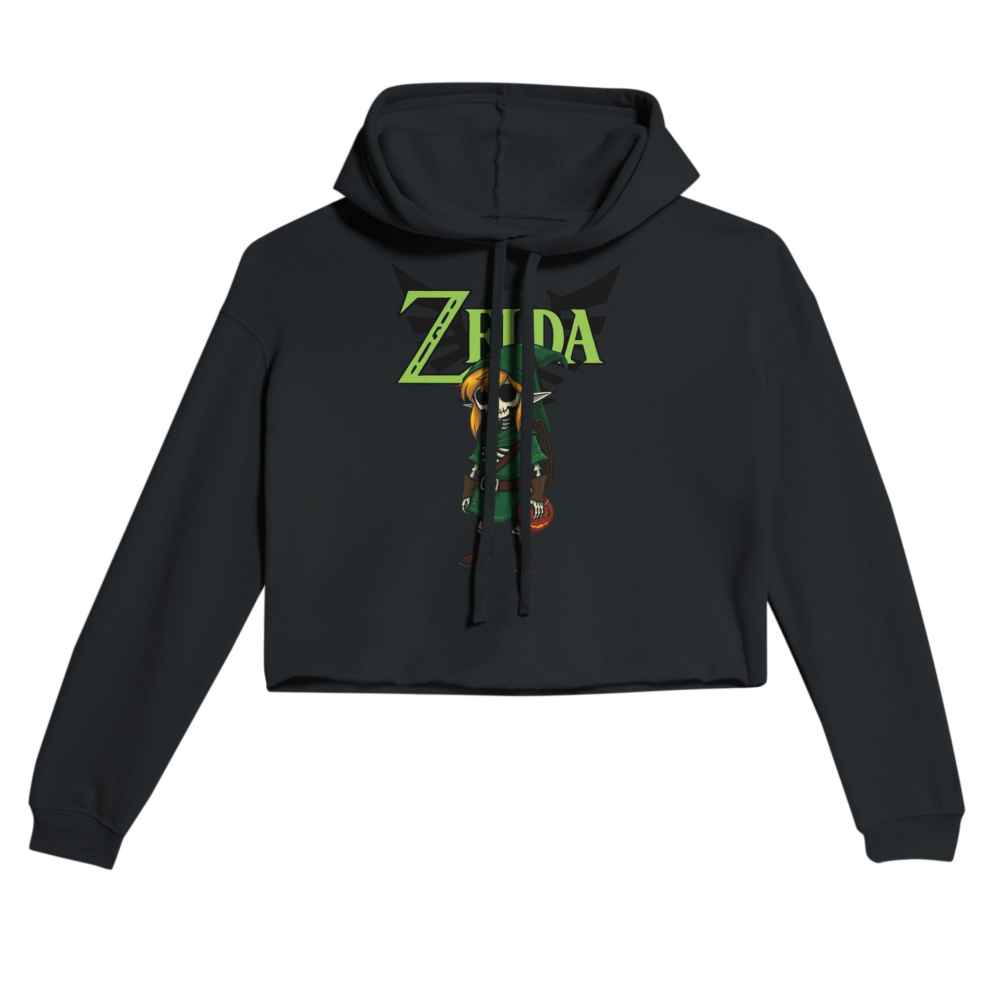 Zelda's Spooky Link Cropped Hoodie - iCandy gFX Studios inc.