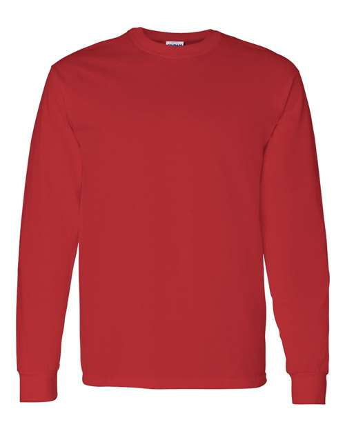 red long sleeve tees 