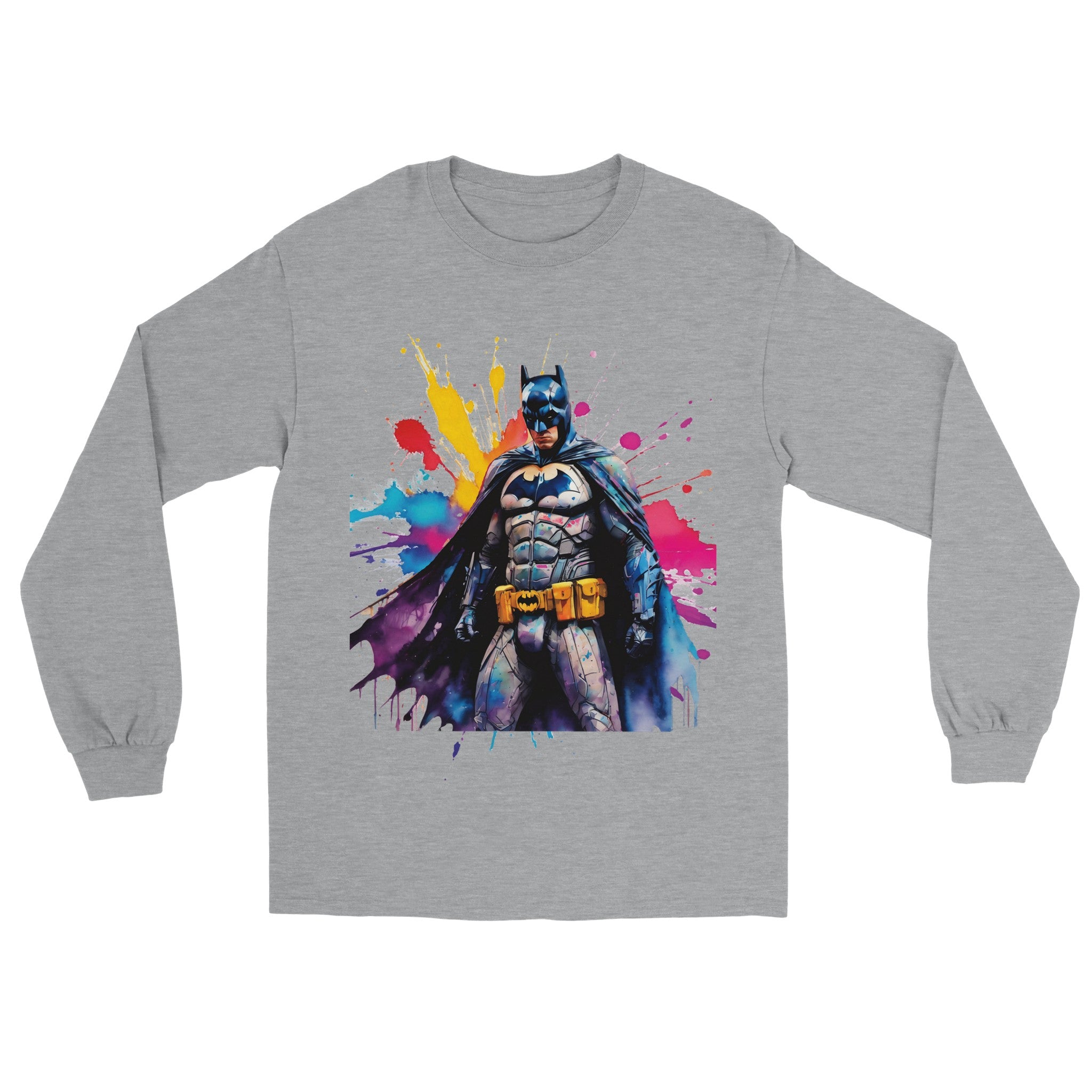 Batman watercolour Long Sleeve Tee - iCandy gFX Studios