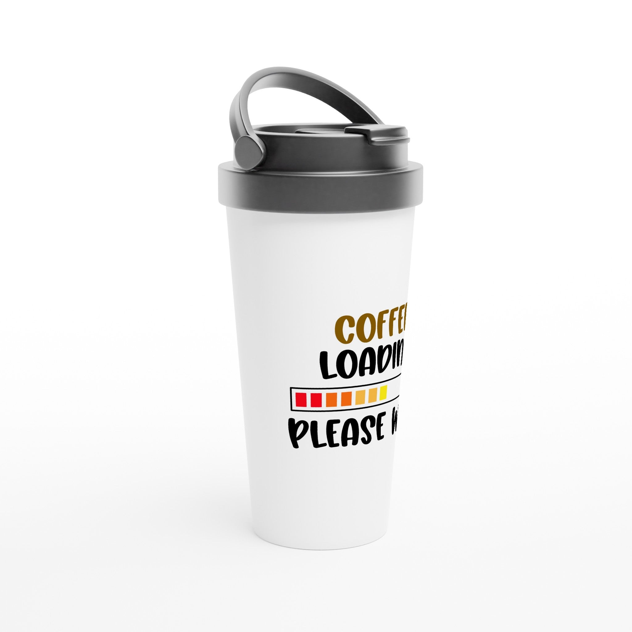 Coffee Loading 15oz Travel Mug - iCandy gFX Studios