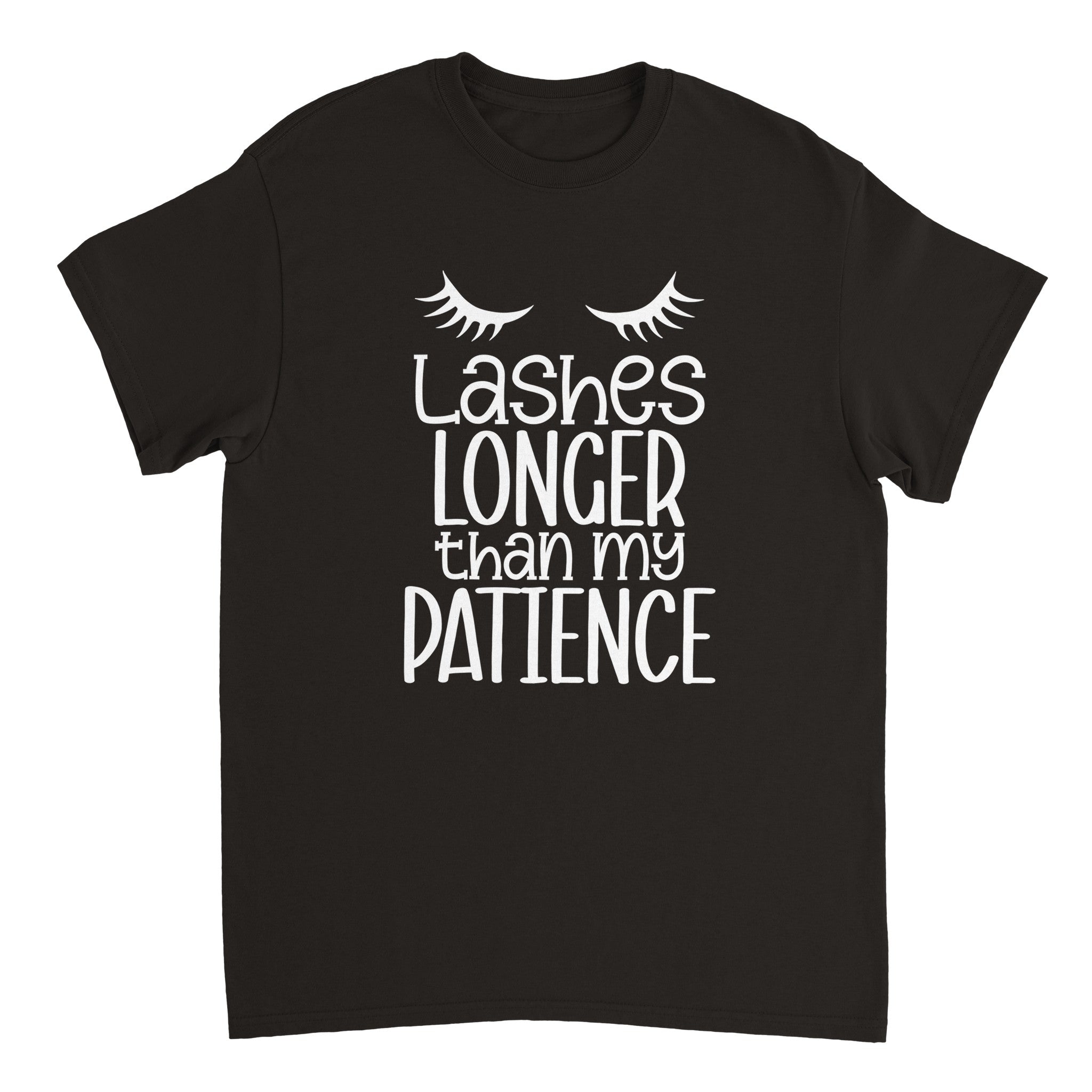 Lashes longer than my patience T-shirt - iCandy gFX Studios