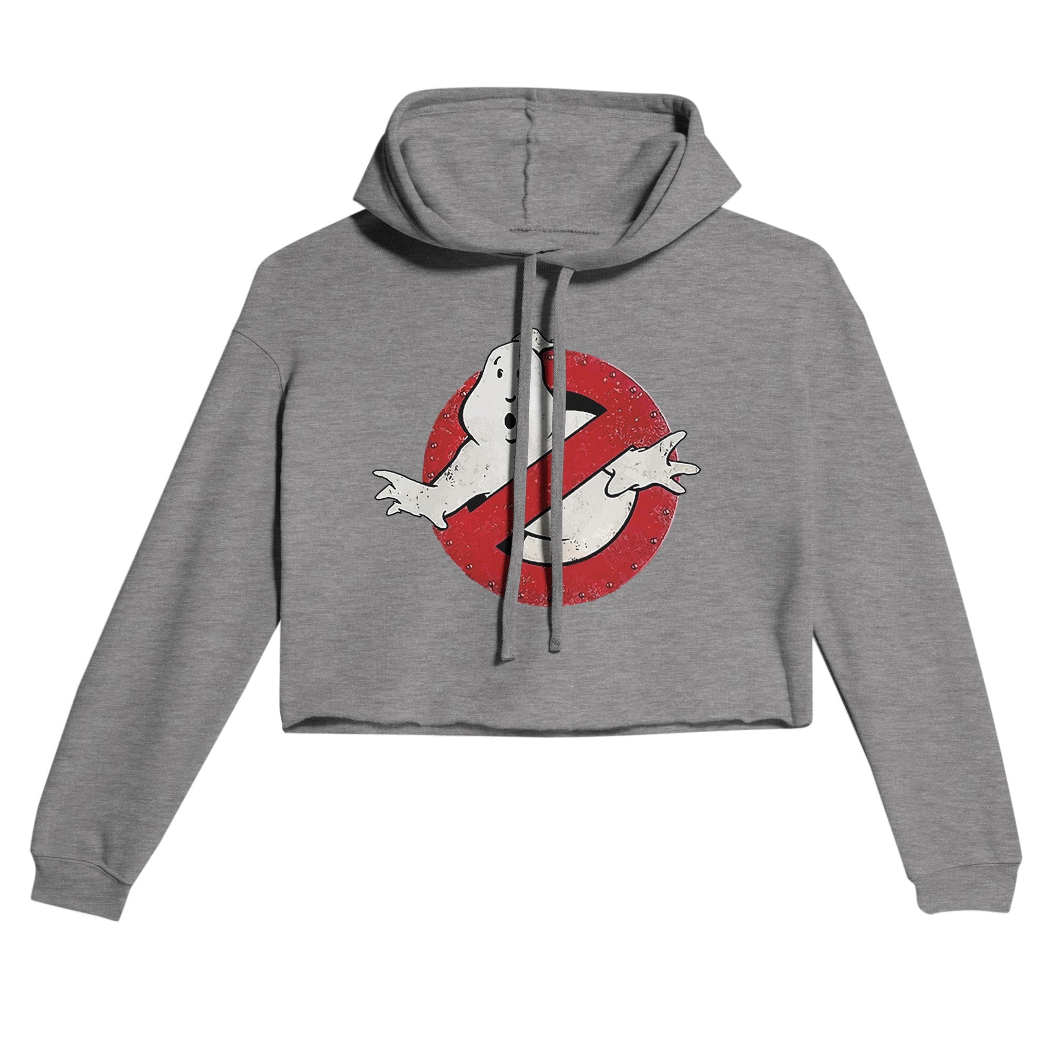 Ghost Busters Women Cropped Hoodie - iCandy gFX Studios inc.