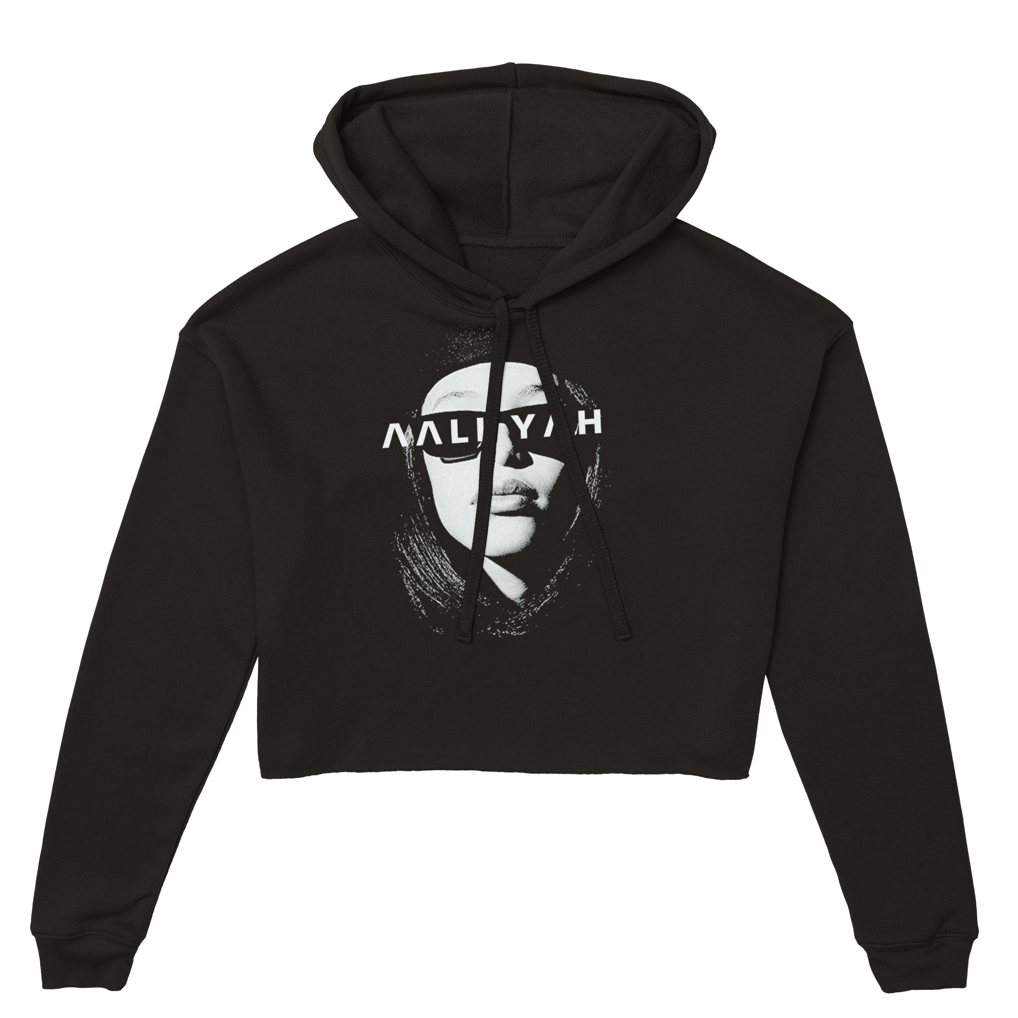 Silhouette Aaliyah Cropped Hoodie - iCandy gFX Studios Inc.