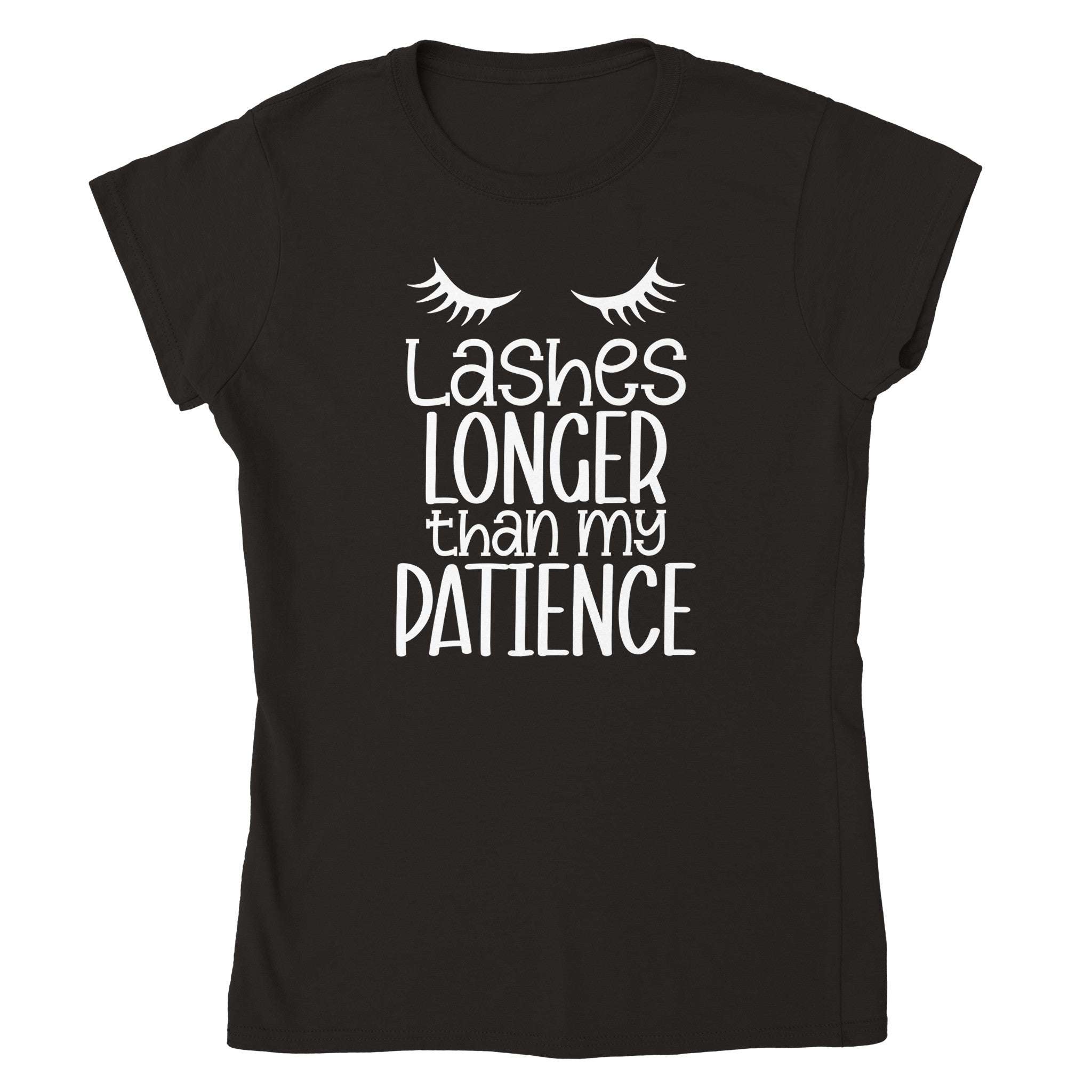 Lashes longer than my patience Women Crewneck - iCandy gFX Studios