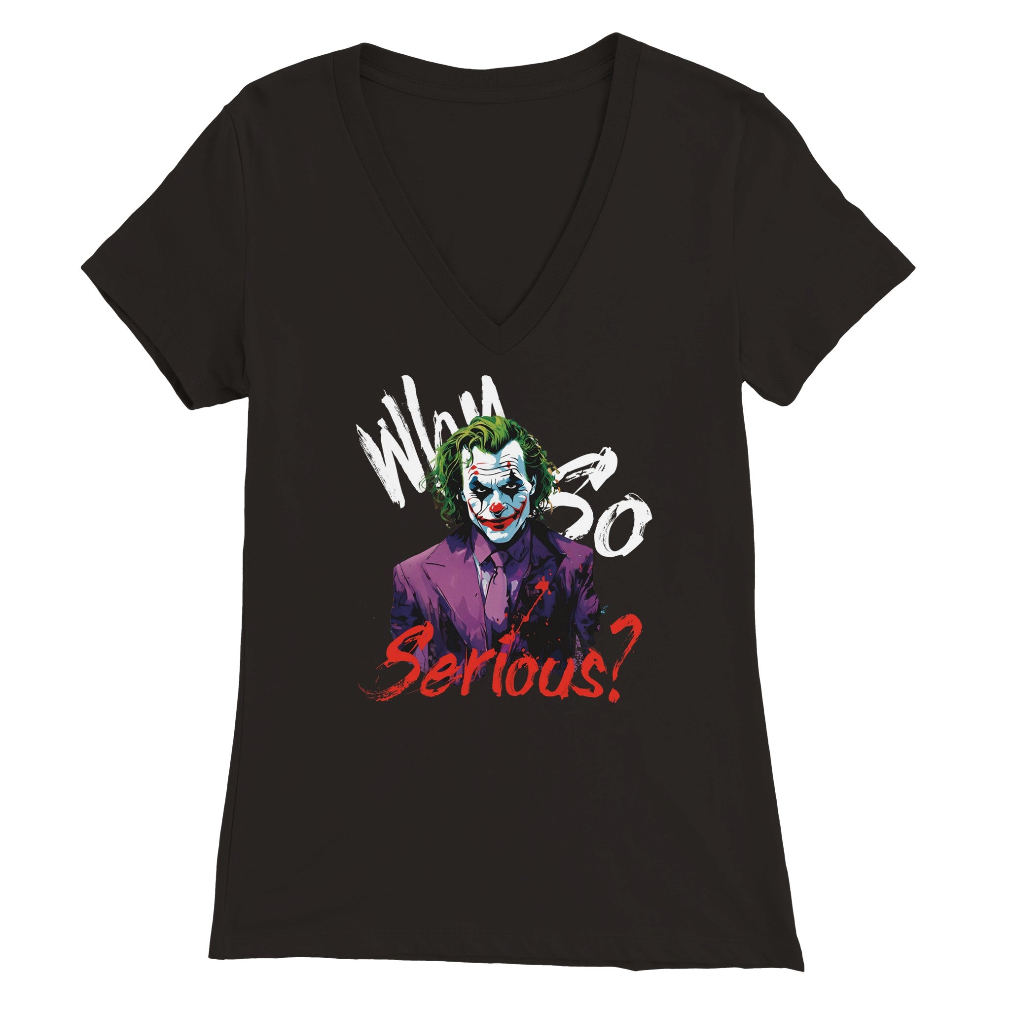 Why so serious? Women V-neck - iCandy gFX Studios