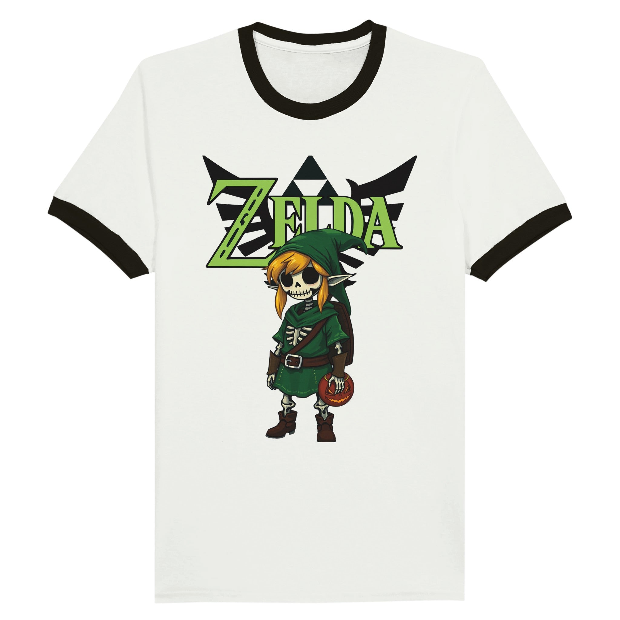 Zelda's Spooky Link Ringer Tee - iCandy gFX Studios inc.