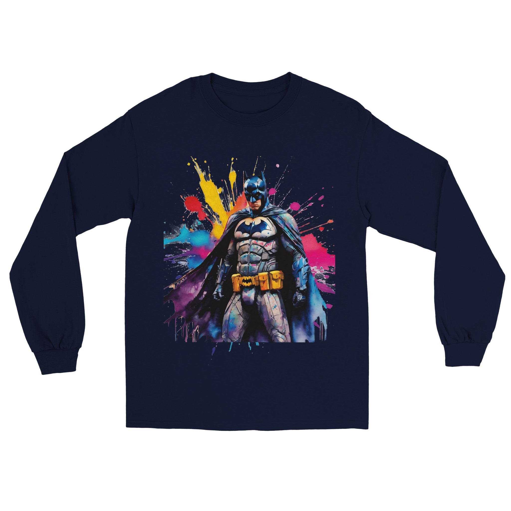 Batman watercolour Long Sleeve Tee - iCandy gFX Studios