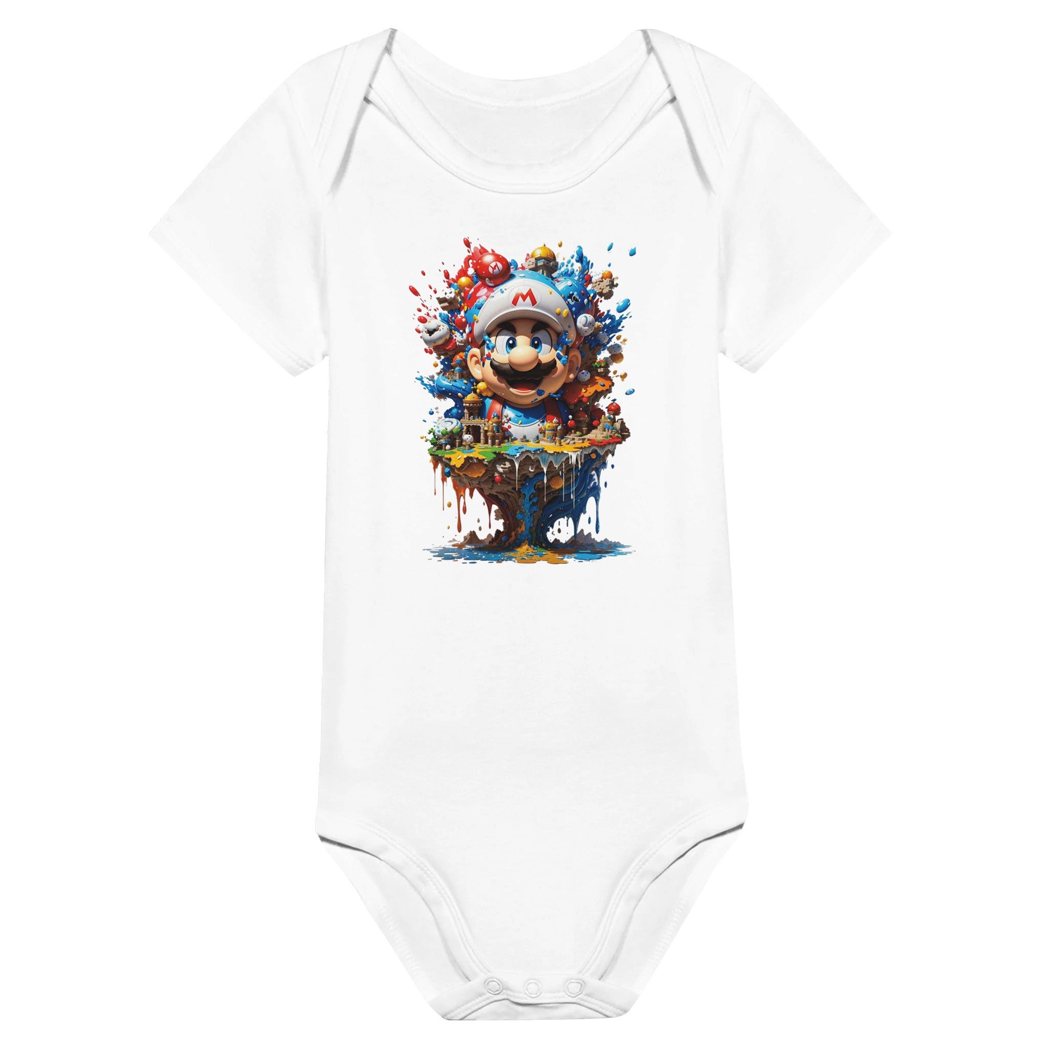 Mario World Baby One-piece - iCandy gFX Studios
