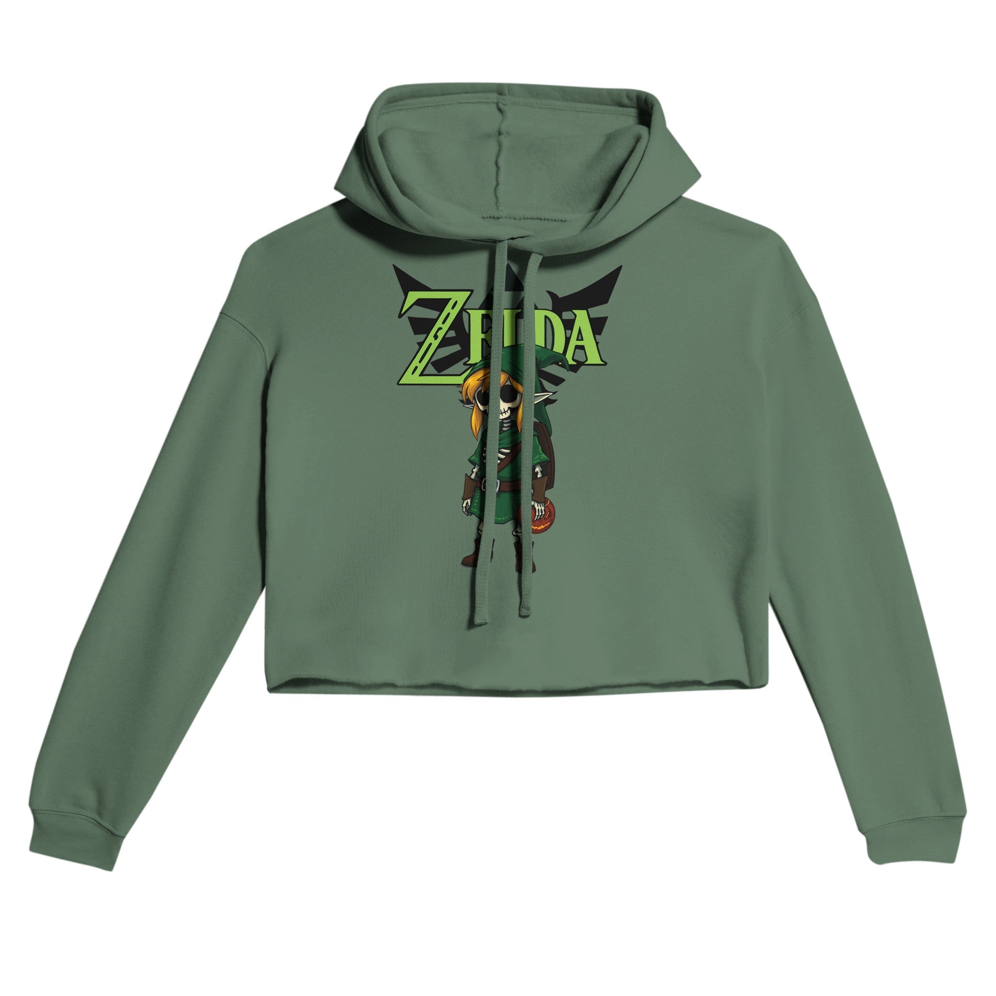 Zelda's Spooky Link Cropped Hoodie - iCandy gFX Studios inc.