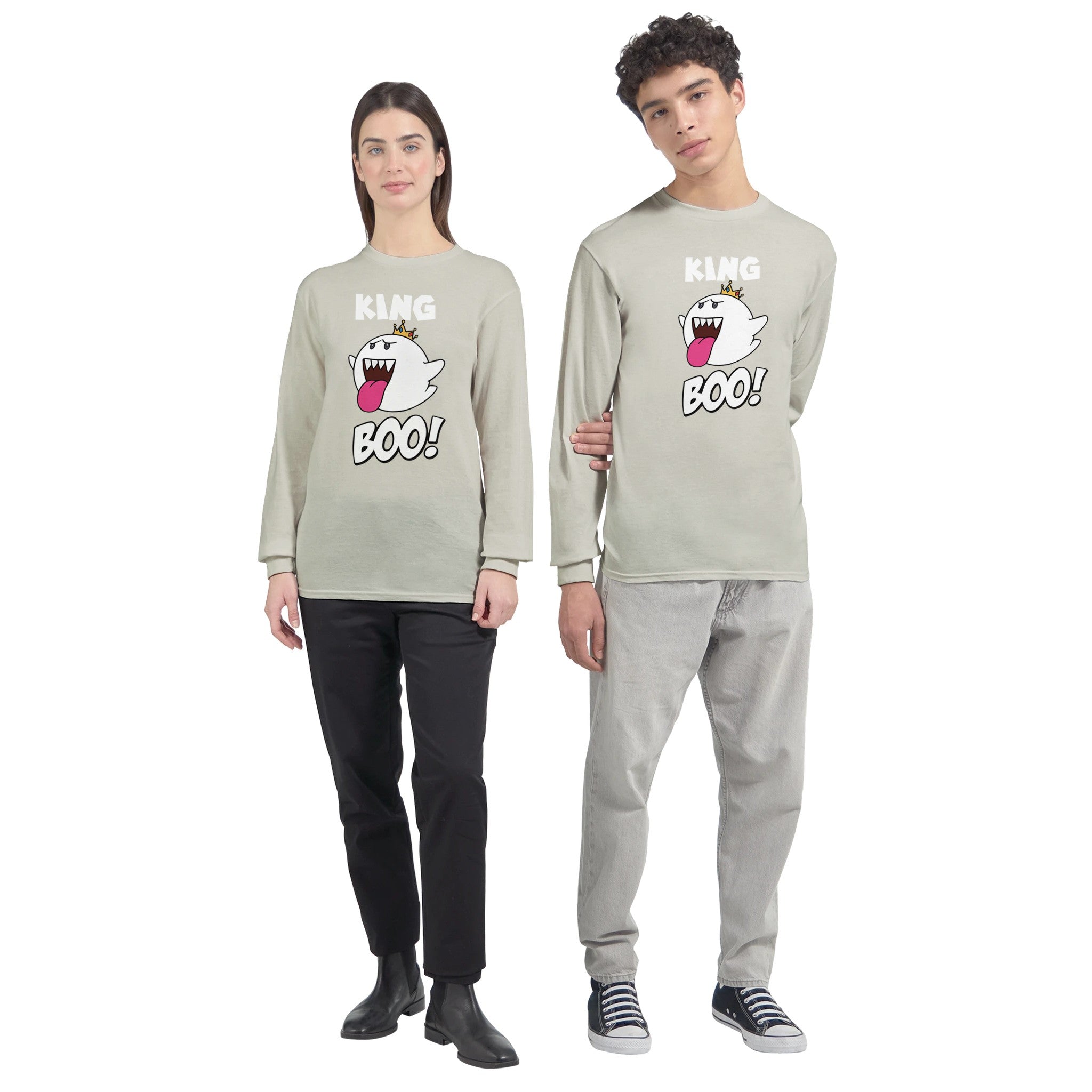 King Boo Longsleeve T-shirt - iCandy gFX Studios Inc.