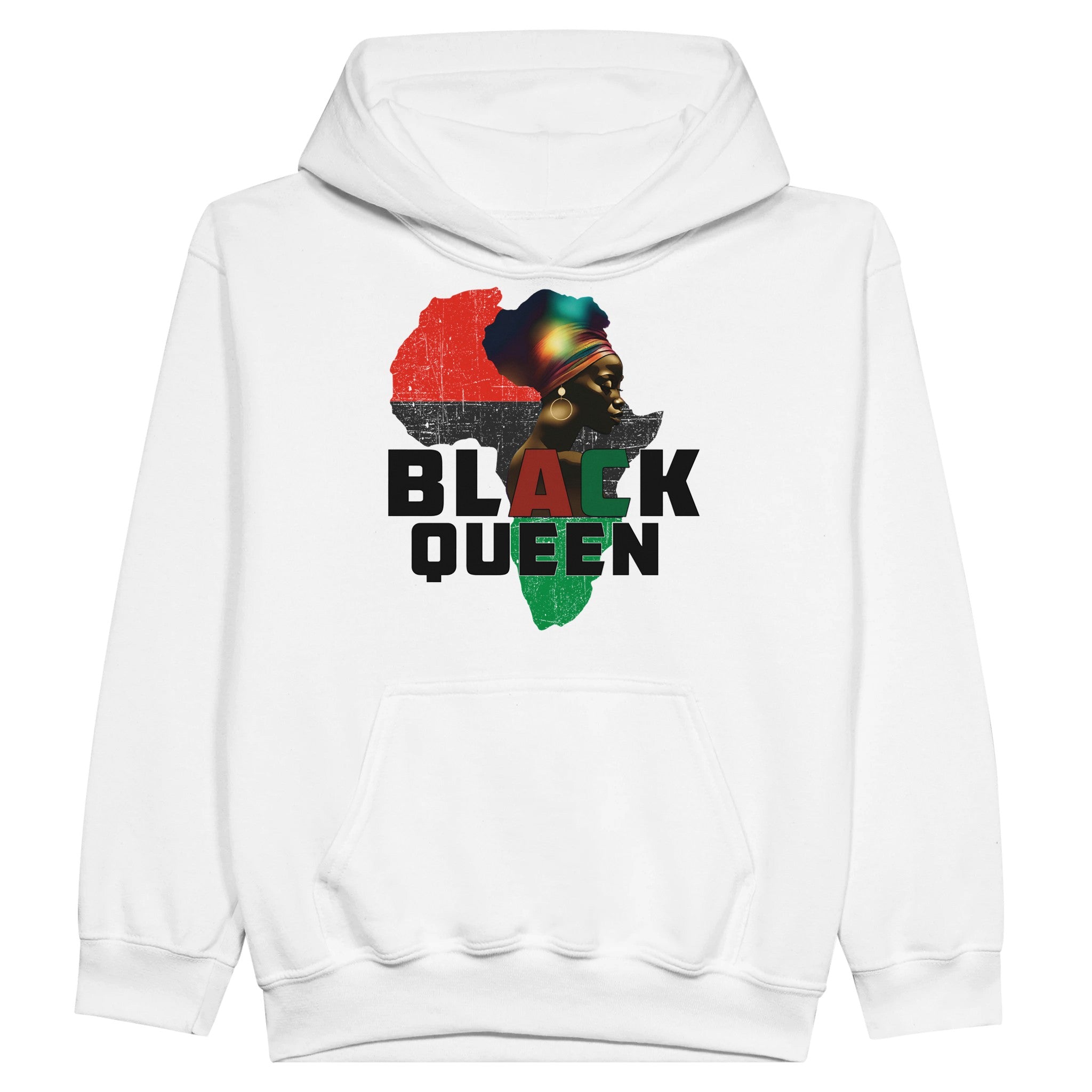 Black Queen Kids Hoodie - iCandy gFX Studios