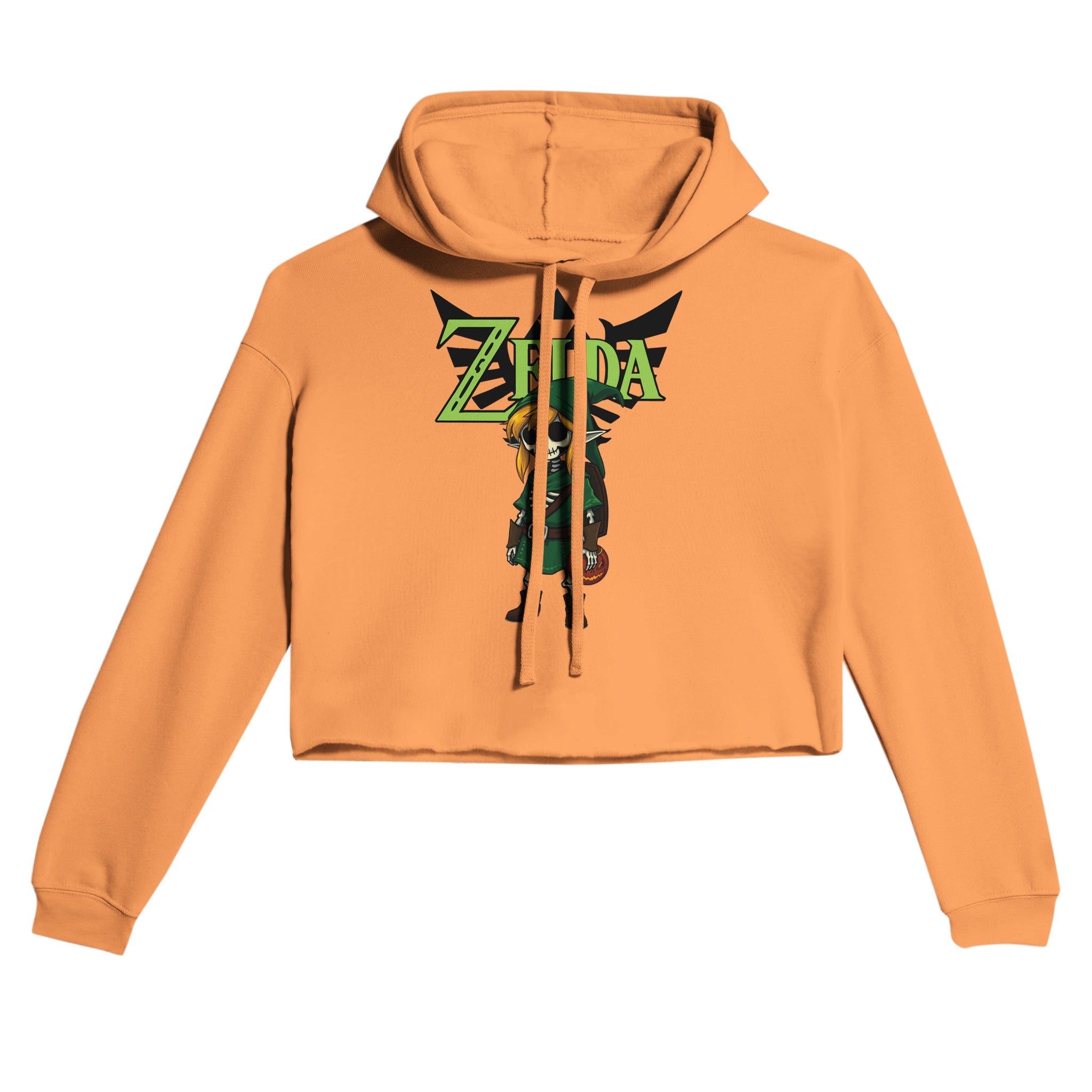 Zelda's Spooky Link Cropped Hoodie - iCandy gFX Studios inc.