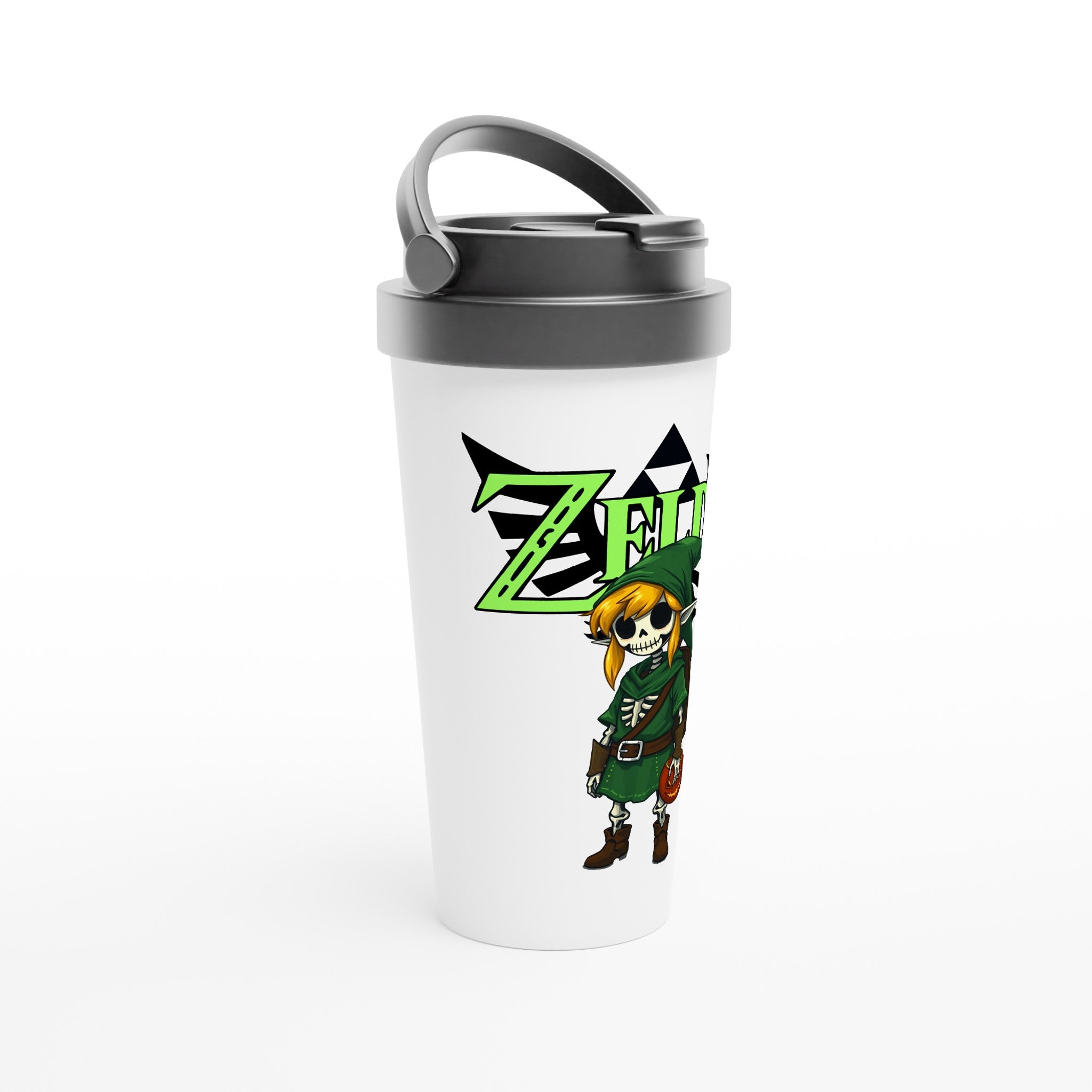 Zelda's Spooky Link 15oz Travel Mug - iCandy gFX Studios inc.