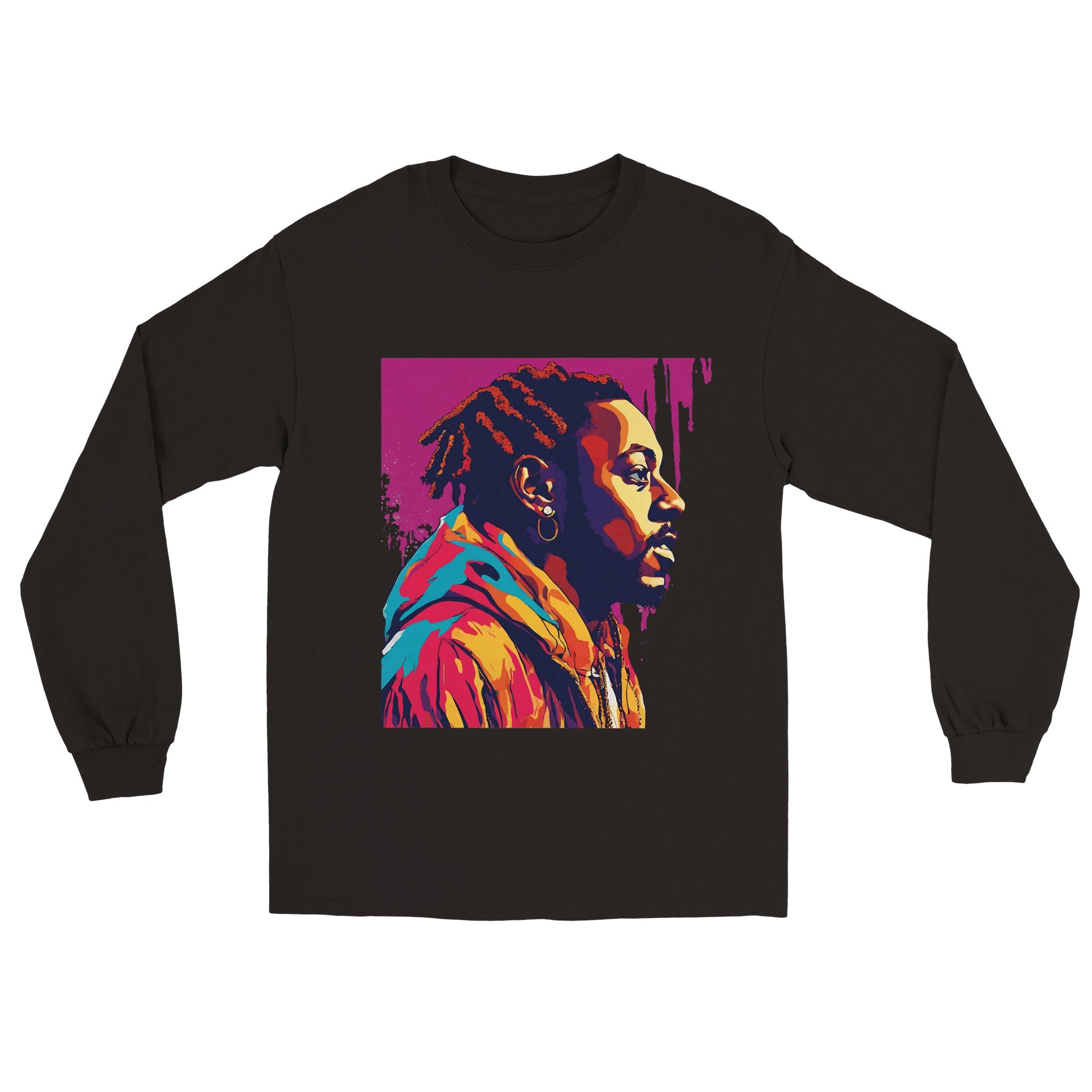 Kendrick Paint Long Sleeve Tee - iCandy gFX Studios