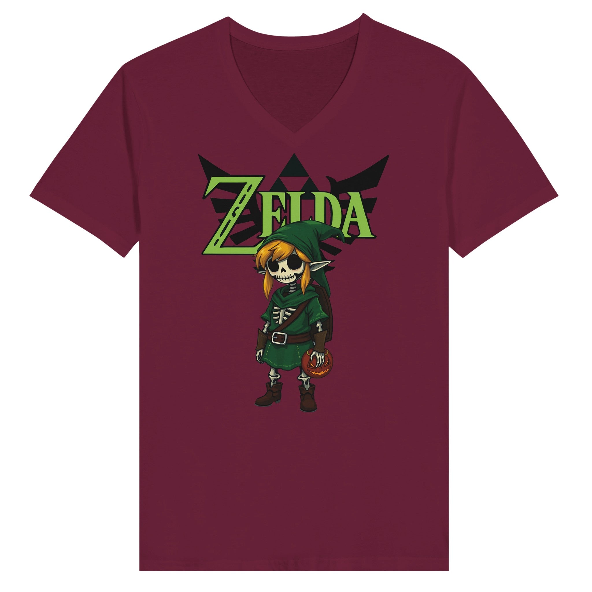 Zelda's Spooky Link V-neck Tee - iCandy gFX Studios inc.