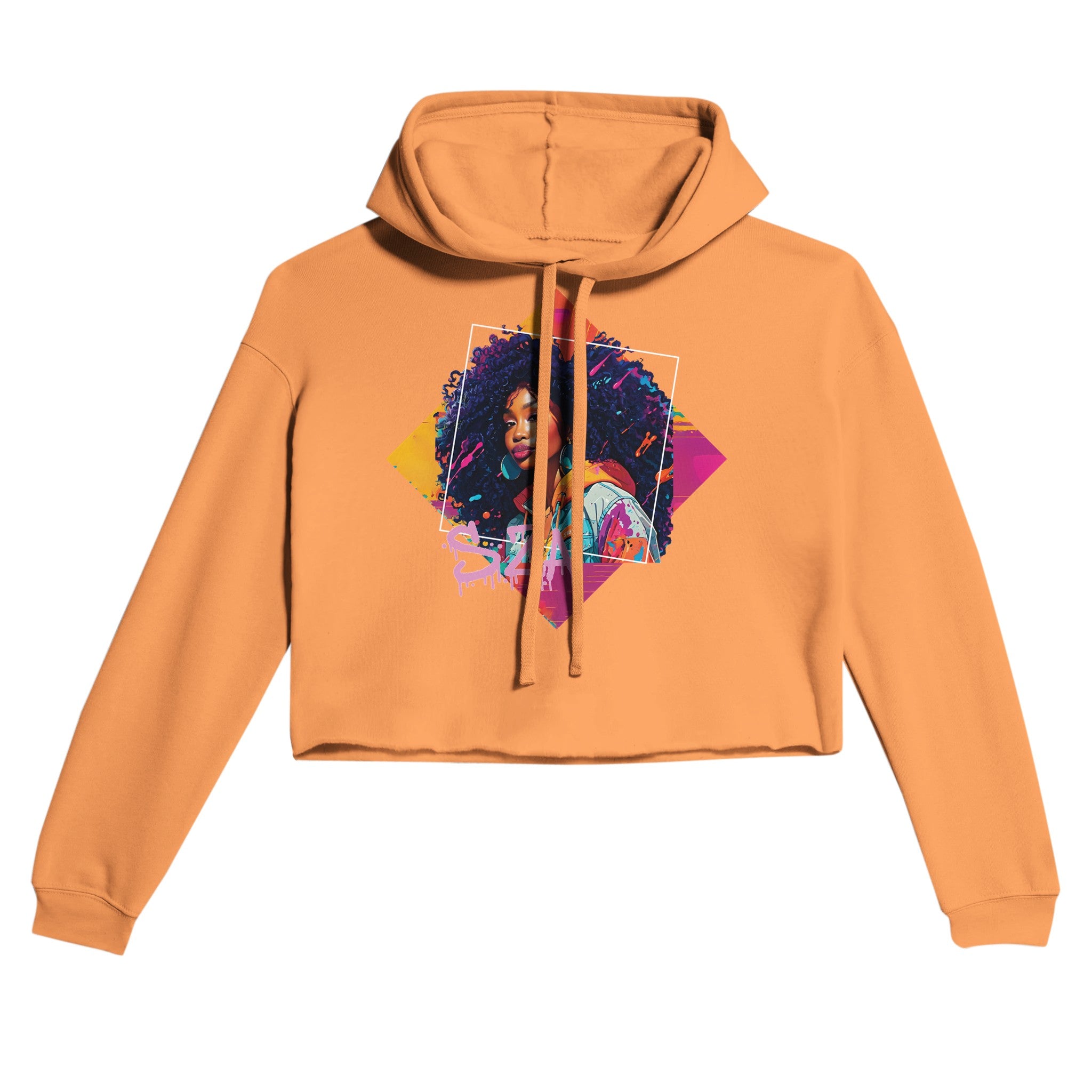 SZA Women's Cropped Hoodie - iCandy gFX Studios Inc.