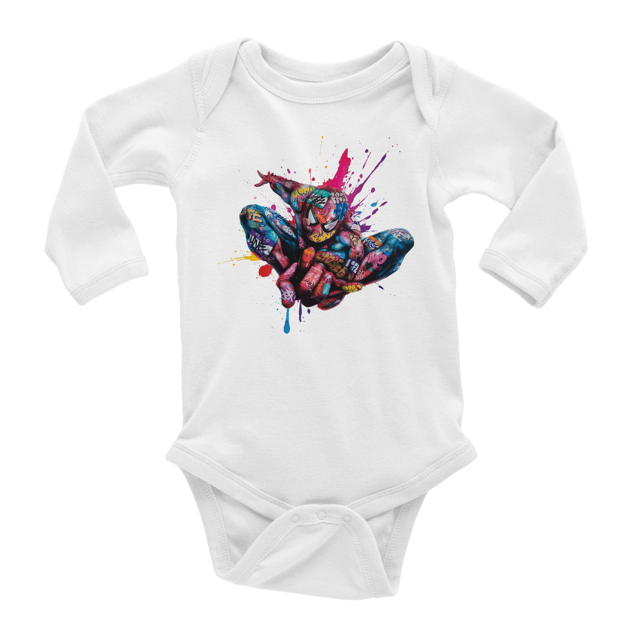 Spider man graffiti Baby One-piece - iCandy gFX Studios