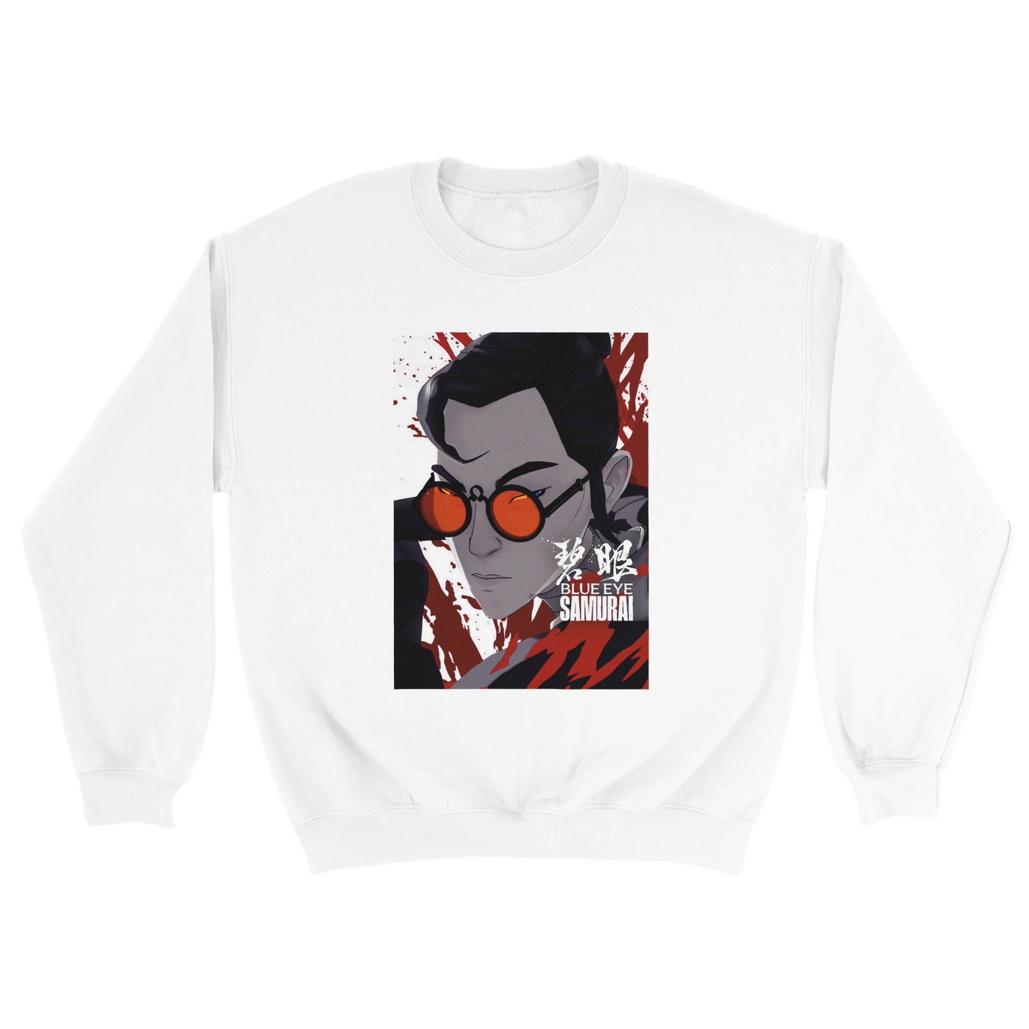Blue Eye Samurai Poster Crewneck Sweater - iCandy gFX Studios
