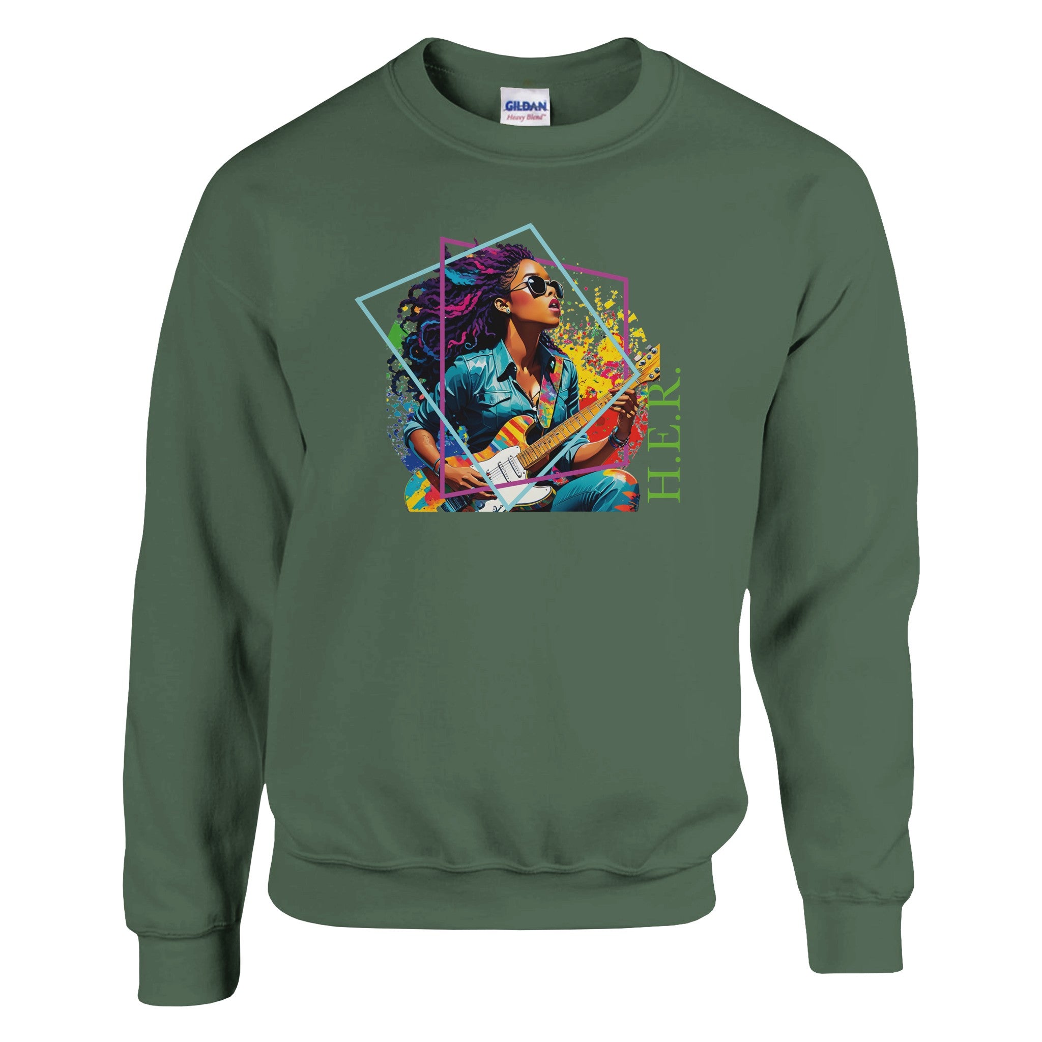H.E.R. Crewneck Sweatshirt - iCandy gFX Studios Inc.