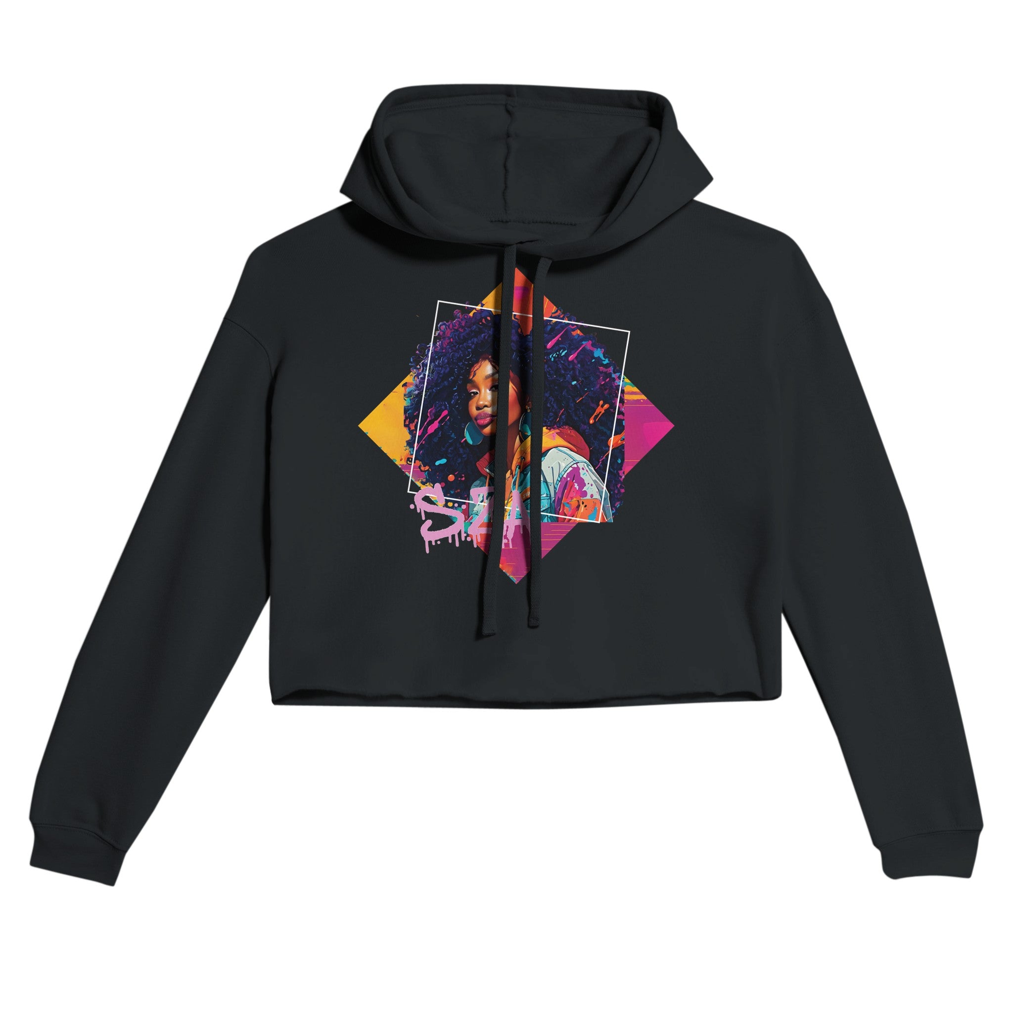 SZA Women's Cropped Hoodie - iCandy gFX Studios Inc.