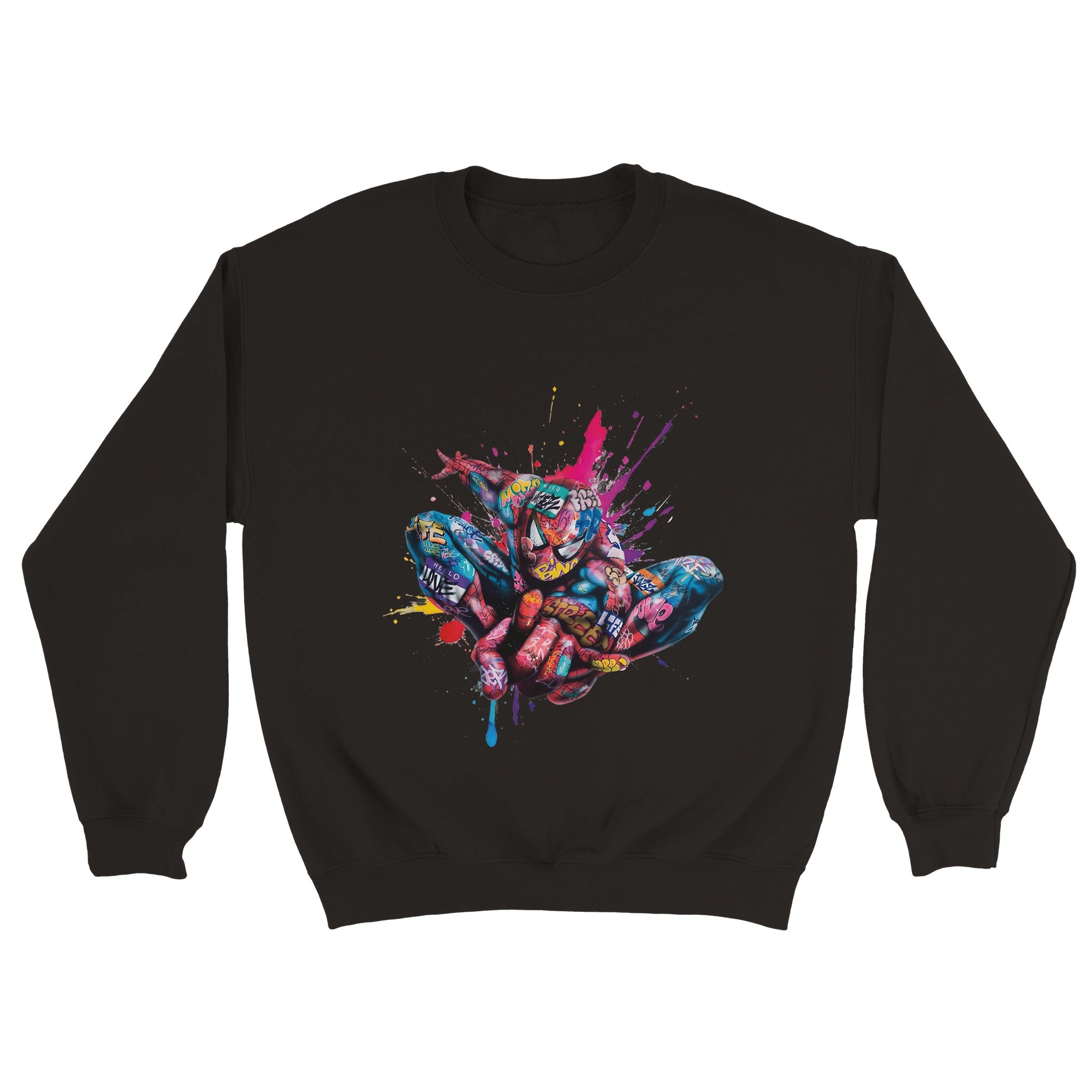 Spider man graffiti Crewneck Sweater - iCandy gFX Studios